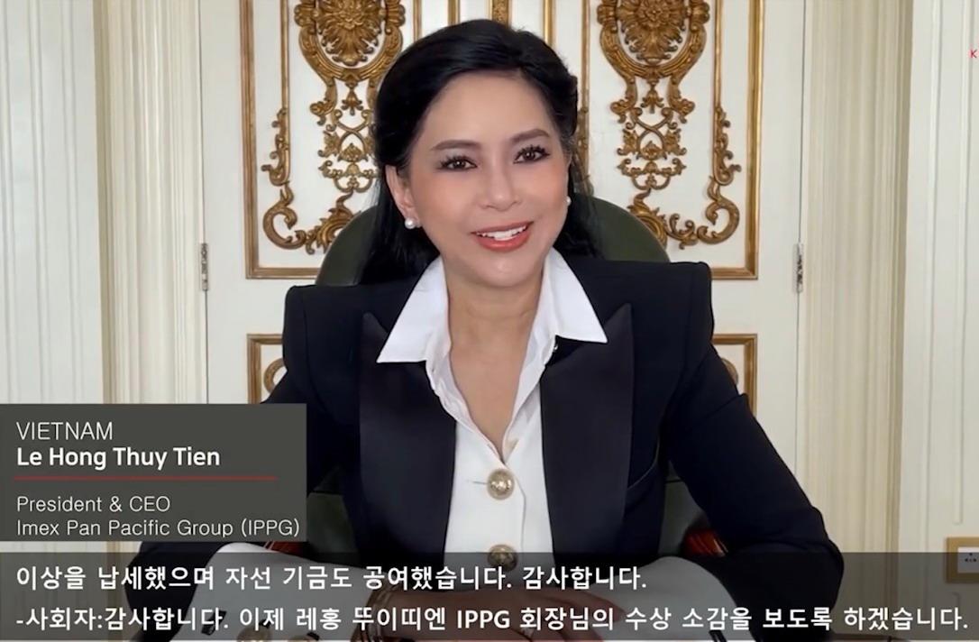 CEO Lê Hồng Thủy Tiên được vinh danh Doanh nhân ASEAN 2021