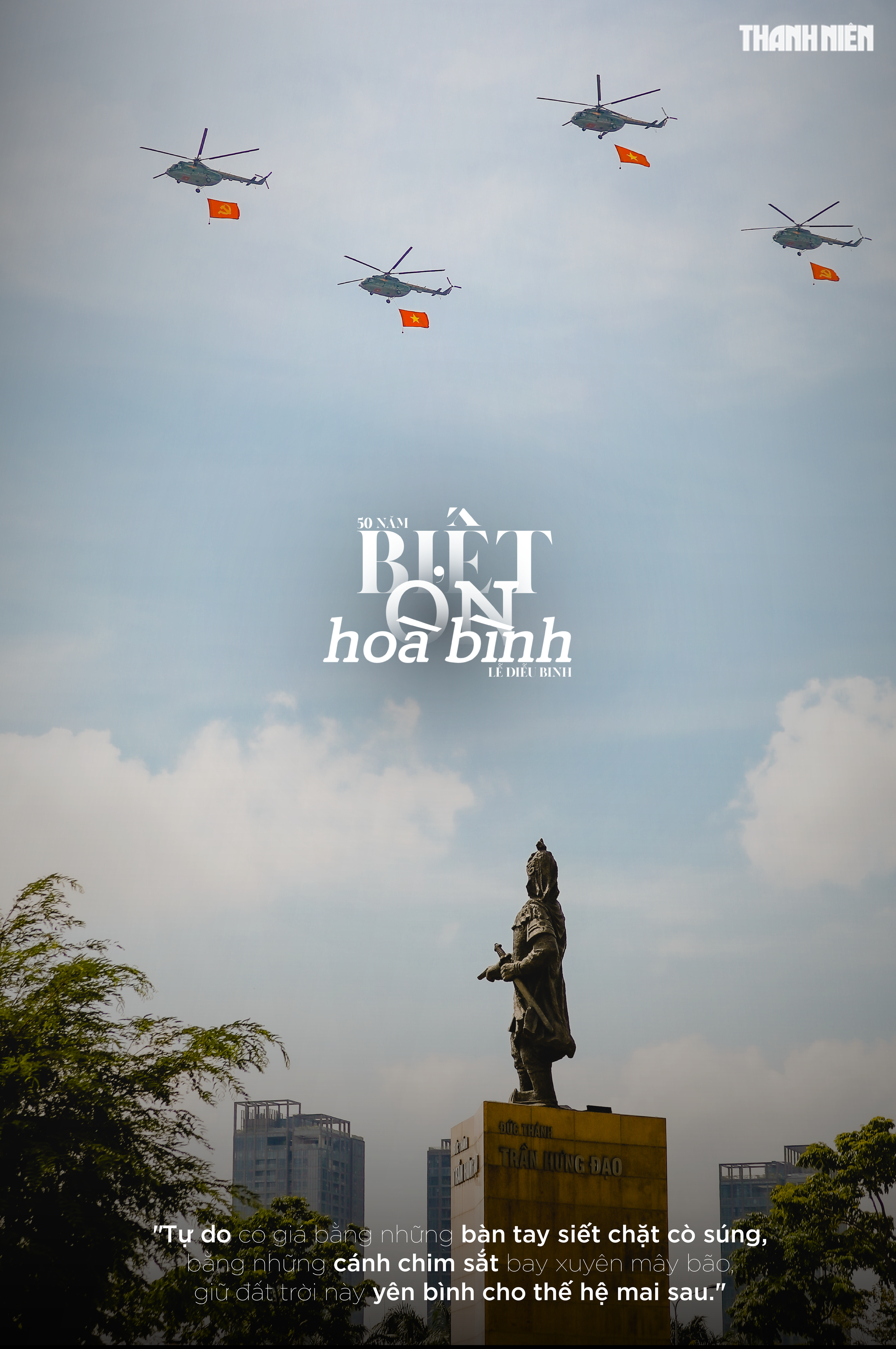 Diễu binh 30.4: '50 năm biết ơn hòa bình' qua ống kính độc giả Báo Thanh Niên - Ảnh 8. Diễu binh 30.4: '50 năm biết ơn hòa bình' qua ống kính độc giả Báo Thanh Niên - Ảnh 8.