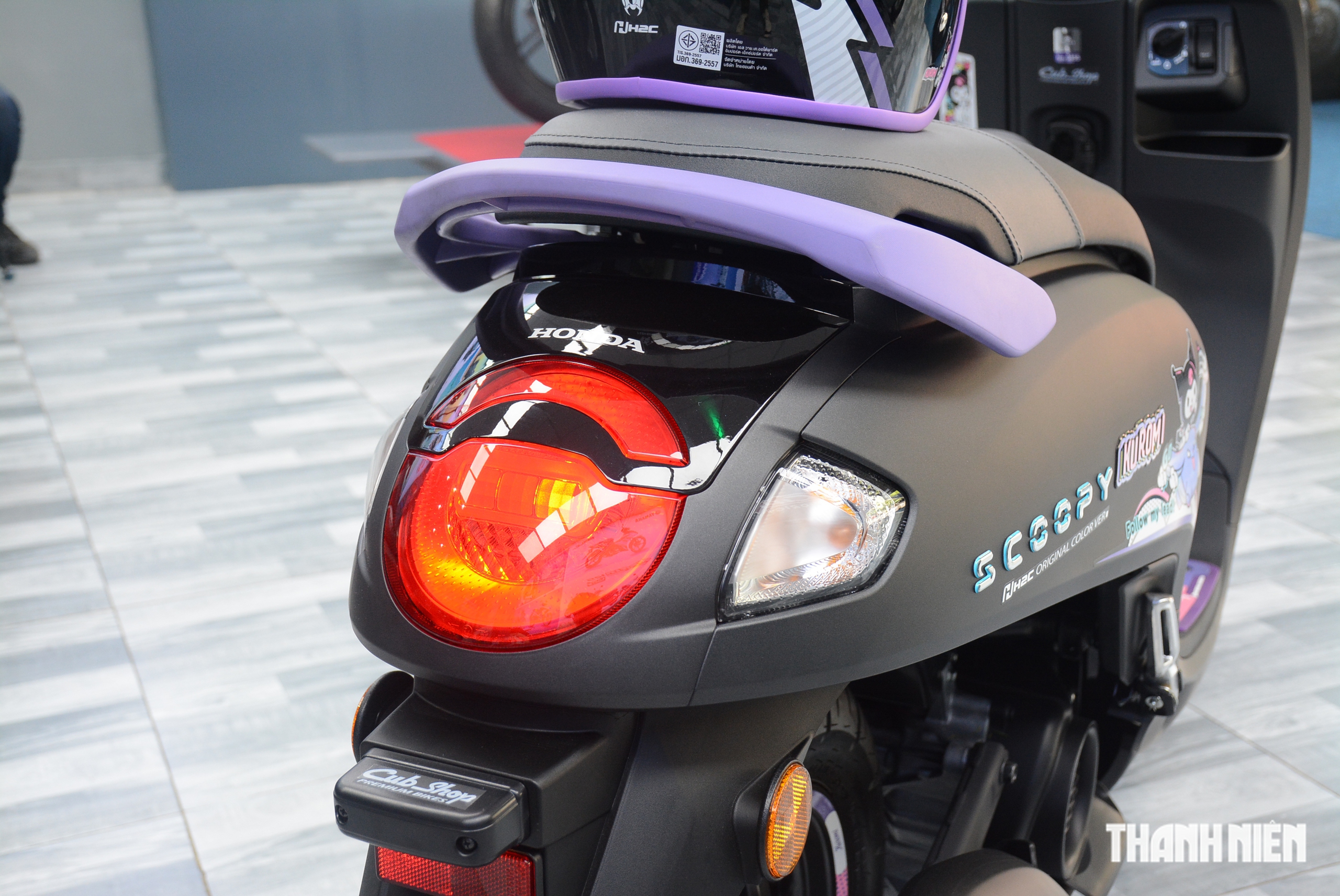 Honda Scoopy Kuromi sản xuất 2.000 xe tại Thái Lan, gia nhập thị trường Việt Nam- Ảnh 9. Honda Scoopy Kuromi sản xuất 2.000 xe tại Thái Lan, gia nhập thị trường Việt Nam- Ảnh 9.
