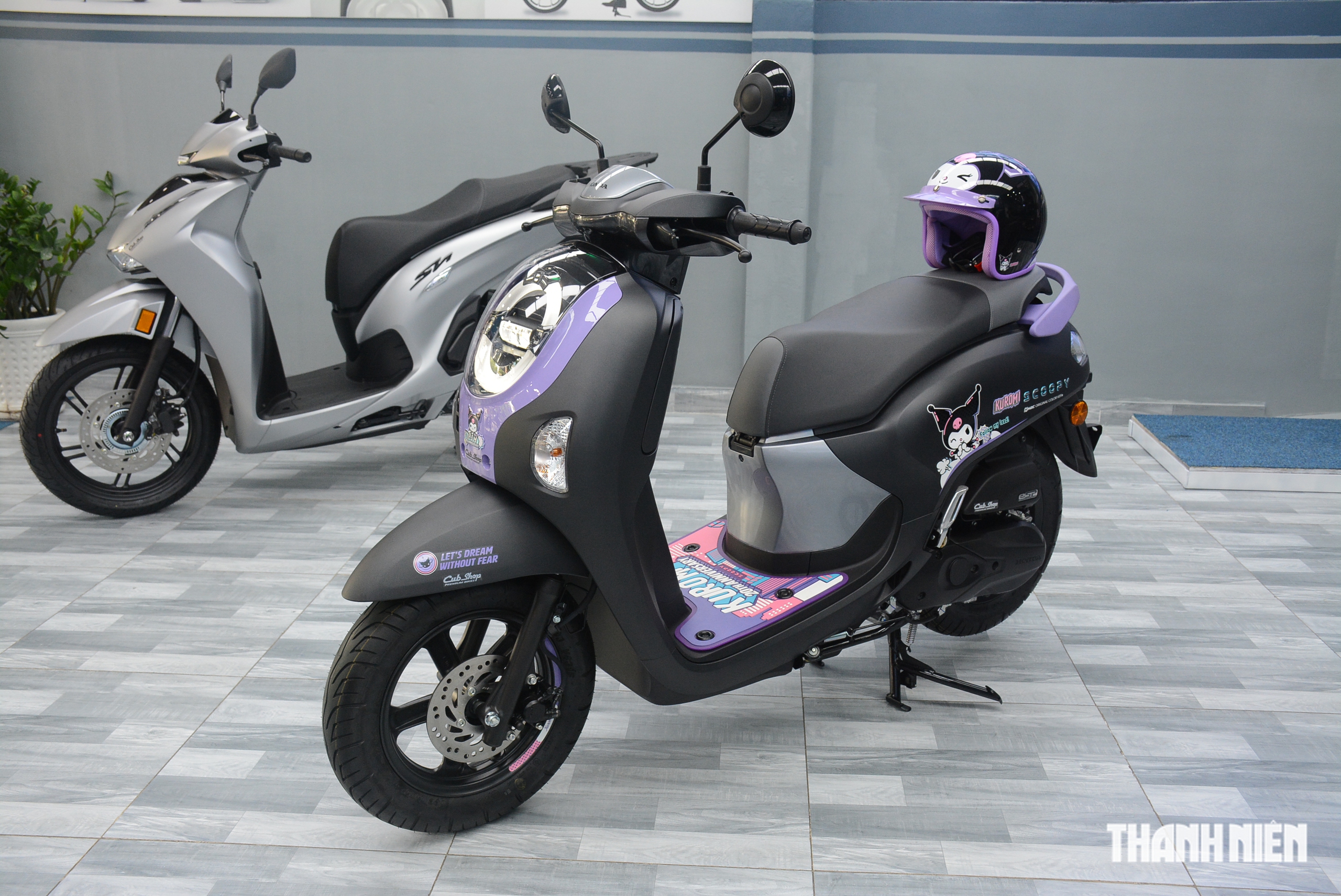 Honda Scoopy Kuromi sản xuất 2.000 xe tại Thái Lan, gia nhập thị trường Việt Nam- Ảnh 12. Honda Scoopy Kuromi sản xuất 2.000 xe tại Thái Lan, gia nhập thị trường Việt Nam- Ảnh 12.
