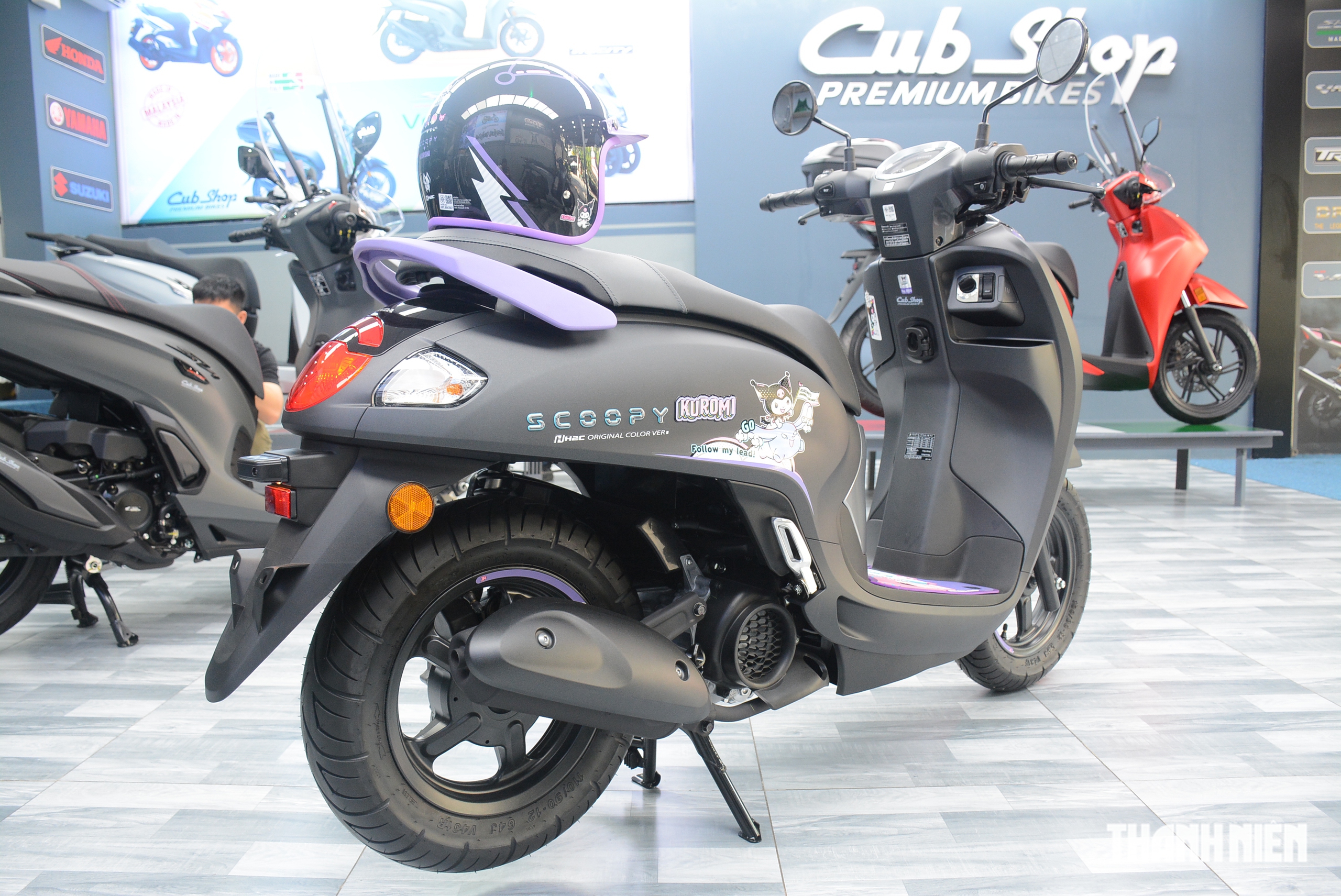 Honda Scoopy Kuromi sản xuất 2.000 xe tại Thái Lan, gia nhập thị trường Việt Nam- Ảnh 4. Honda Scoopy Kuromi sản xuất 2.000 xe tại Thái Lan, gia nhập thị trường Việt Nam- Ảnh 4.