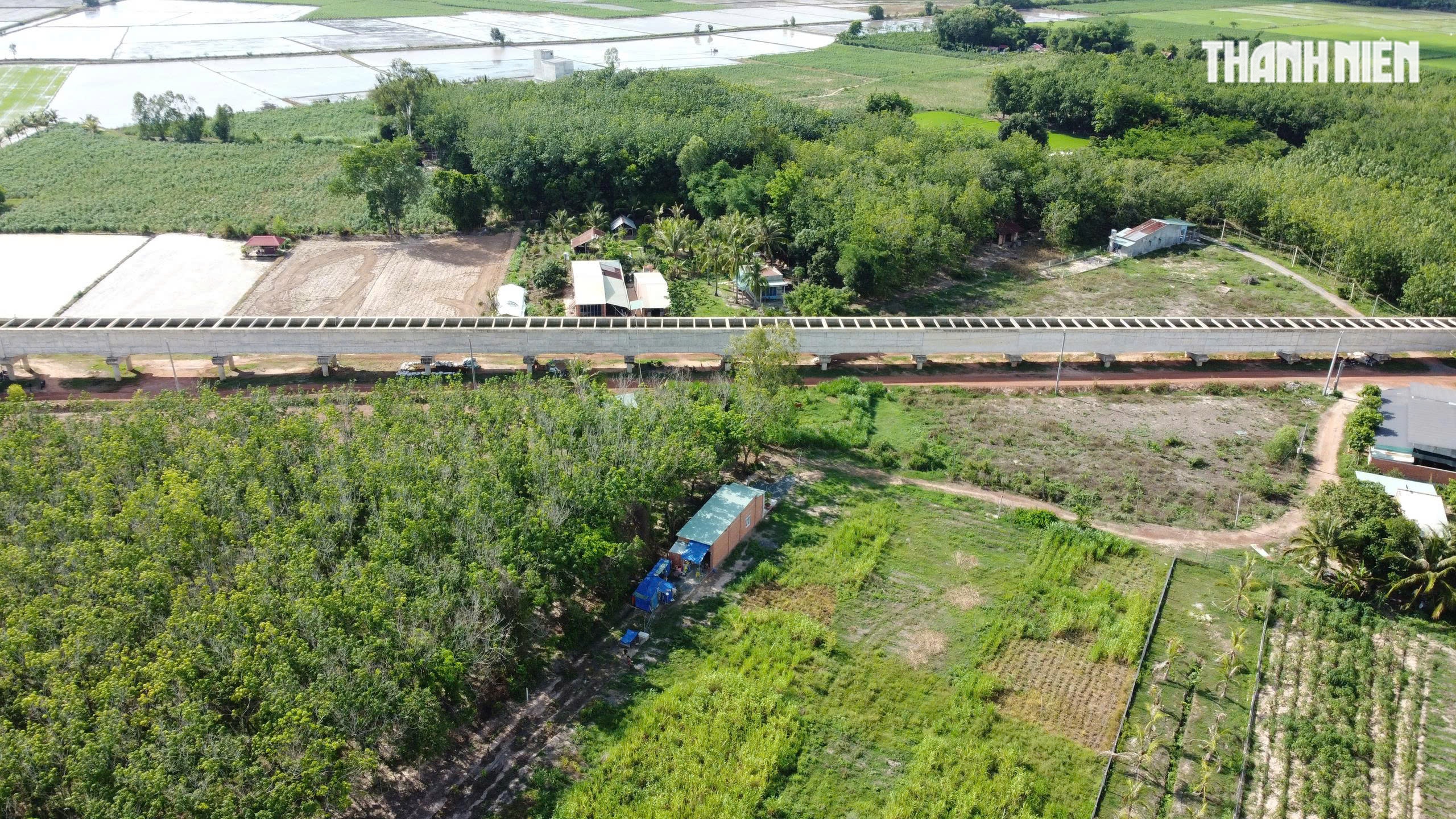 Cận cảnh siêu dự án đưa nước tưới vượt sông Vàm Cỏ Đông - Ảnh 5.