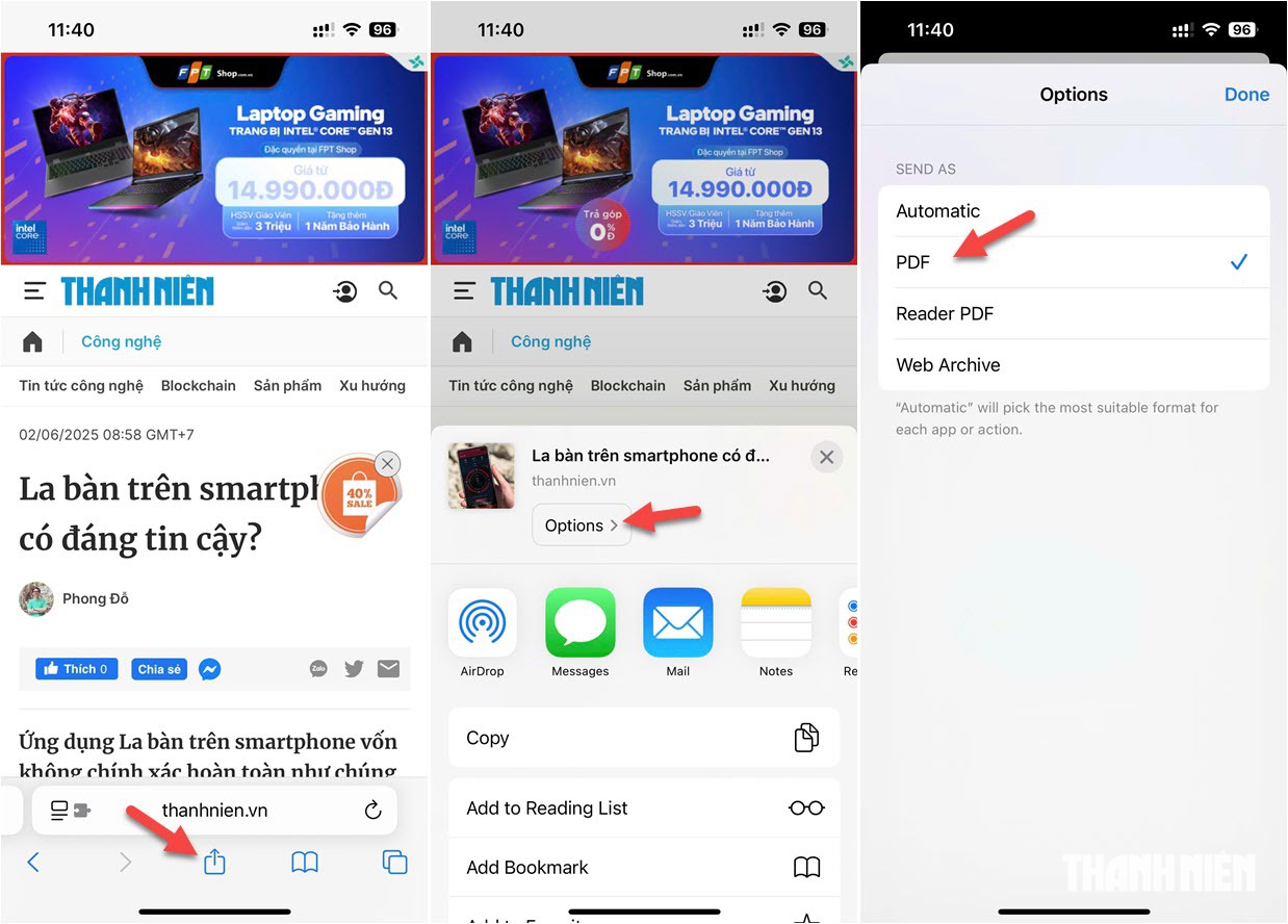 Tính năng ẩn trên iPhone có thể biến mọi thứ thành file PDF - Ảnh 2.