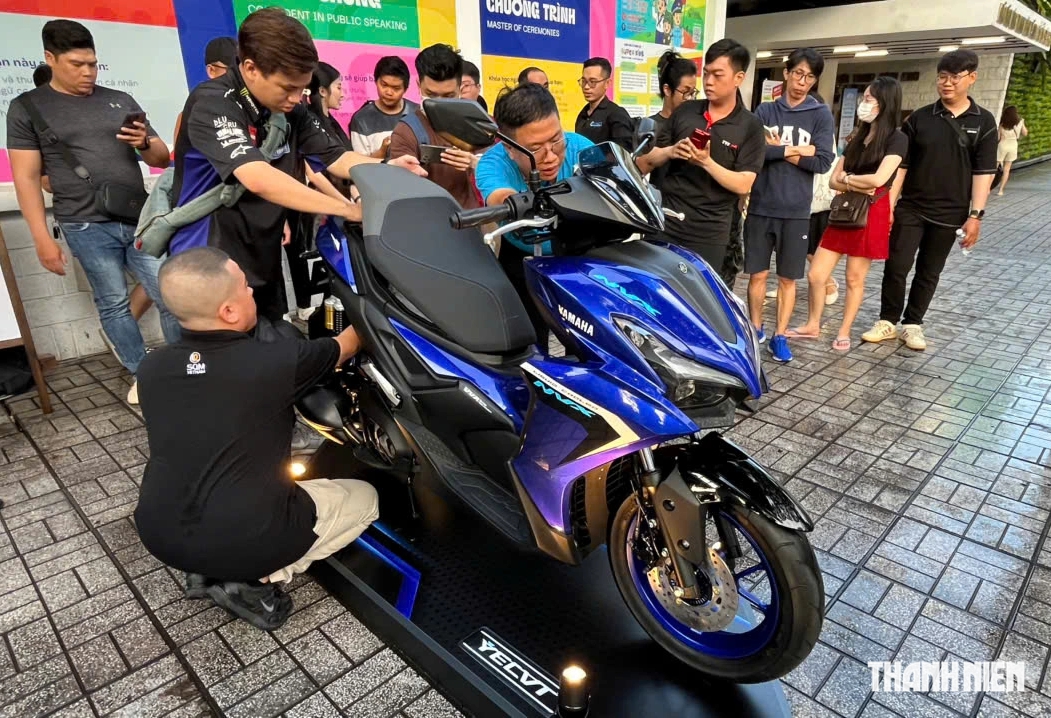 Yamaha NVX thế hệ mới bất ngờ xuất hiện tại Việt Nam Yamaha NVX thế hệ mới bất ngờ xuất hiện tại Việt Nam