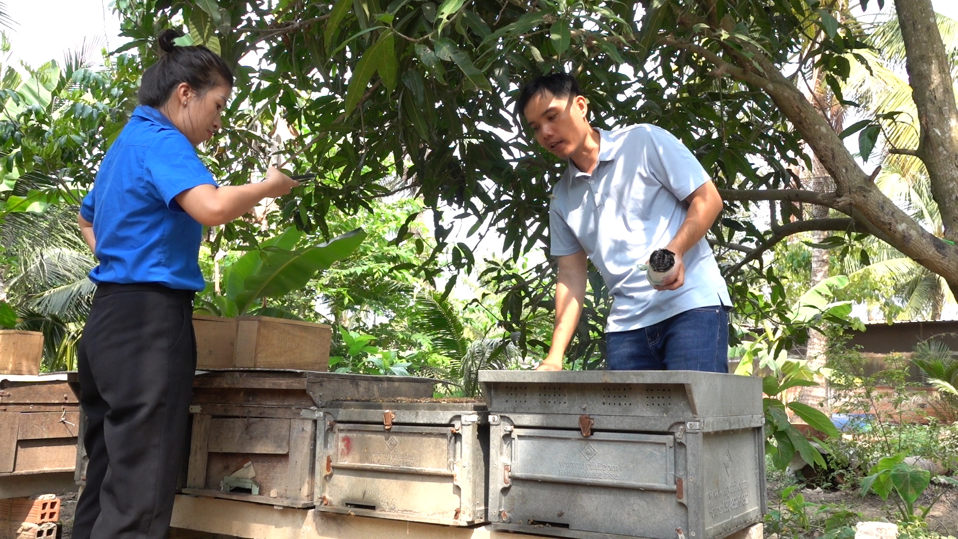 Nhờ Đoàn phường giới thiệu sản phẩm, chàng trai miền Tây bán mật ong chạy như tôm tươi - Ảnh 4.