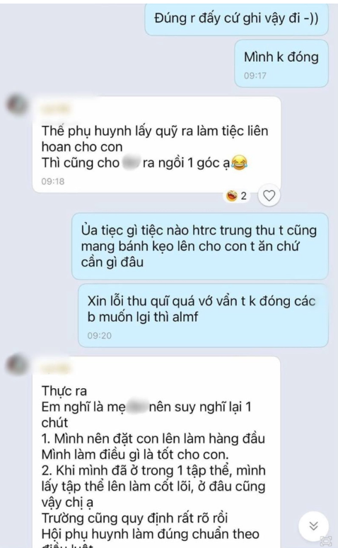 Phòng giáo dục lên tiếng vụ phụ huynh không đóng quỹ lớp, bị 'dọa' phải chuyển trườngchocon - Ảnh 2. Phòng giáo dục lên tiếng vụ phụ huynh không đóng quỹ lớp, bị 'dọa' phải chuyển trườngchocon - Ảnh 2.