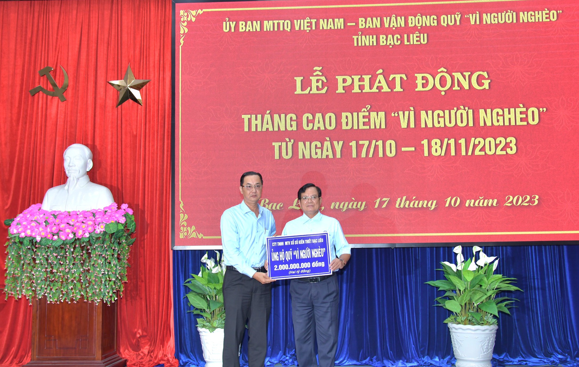 Bạc Liêu vận động Quỹ vì người nghèo hơn 8,3 tỉ đồng - Ảnh 2. Bạc Liêu vận động Quỹ vì người nghèo hơn 8,3 tỉ đồng - Ảnh 2.