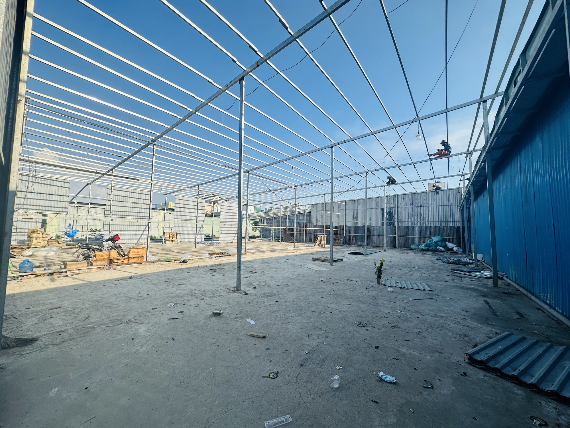 Bên trong công trình xây dựng không phép "khủng" 23.000m2 ở TP.HCM - Ảnh 7. Bên trong công trình xây dựng không phép "khủng" 23.000m2 ở TP.HCM - Ảnh 7.
