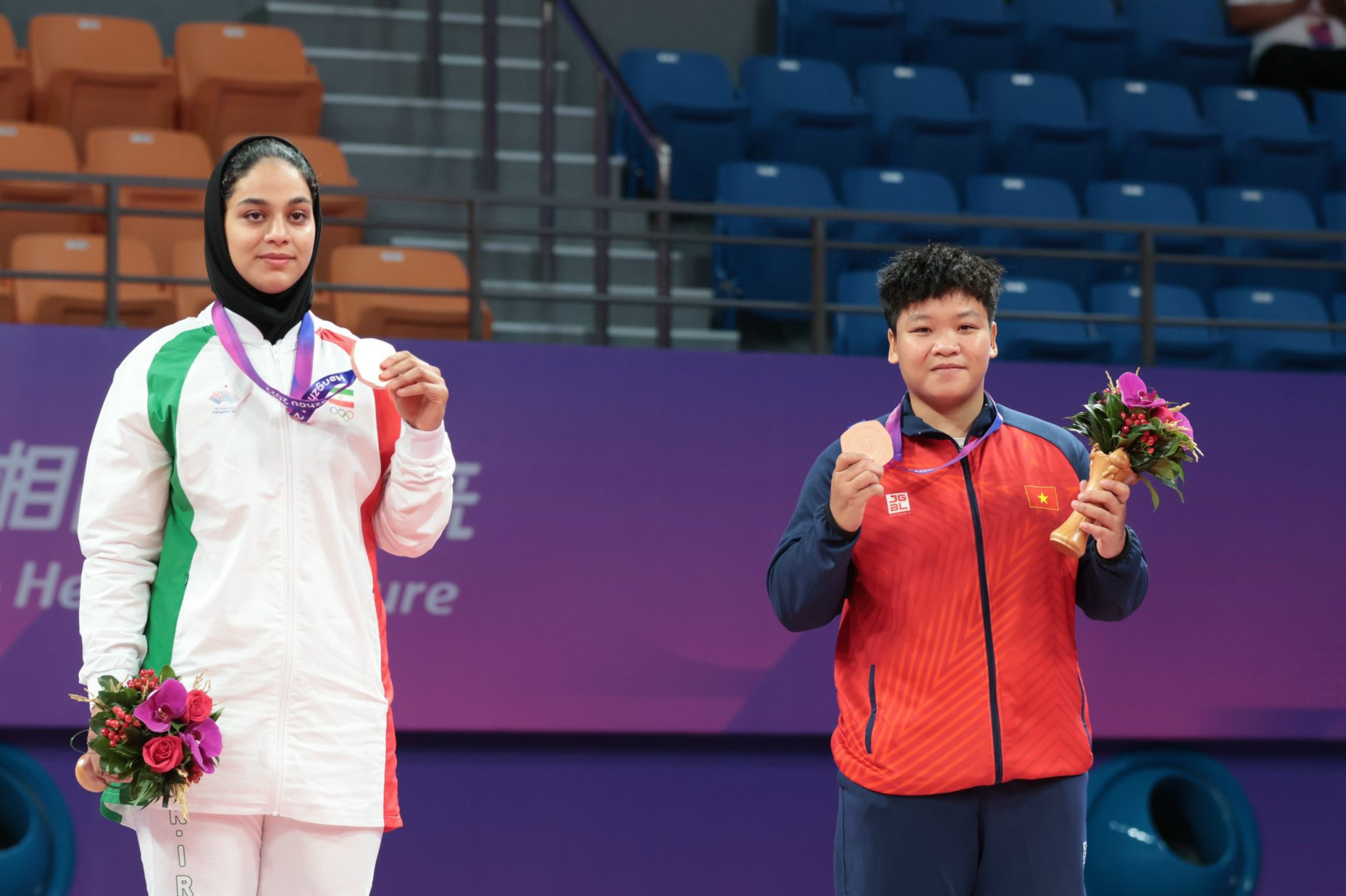 ASIAD 19: Bùi Thị Thu Thảo phạm quy 2 lần nhảy xa, Nguyễn Thị Oanh, Nhi Yến lại thua - Ảnh 22.