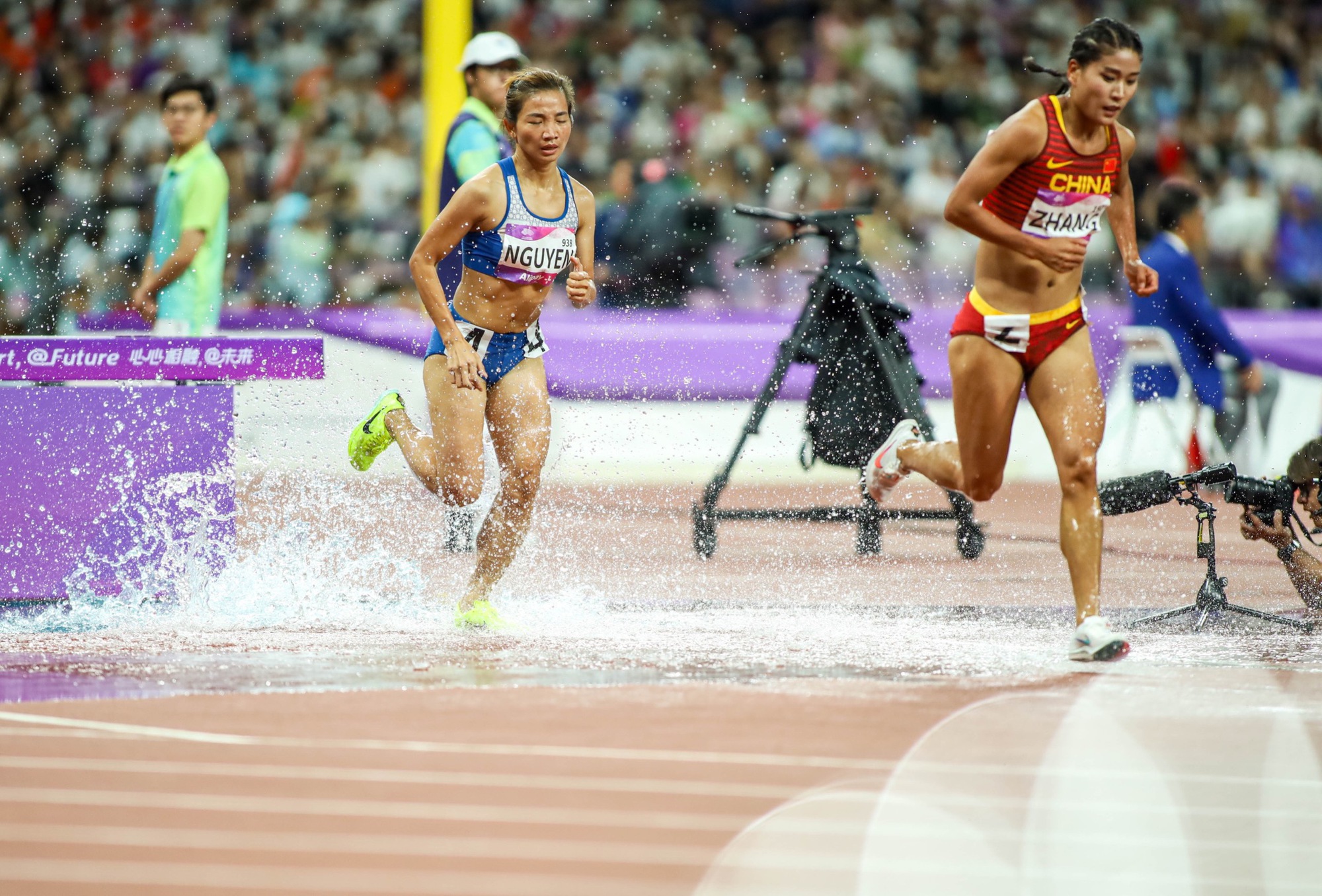 ASIAD 19: Bùi Thị Thu Thảo phạm quy 2 lần nhảy xa, Nguyễn Thị Oanh, Nhi Yến lại thua - Ảnh 13.