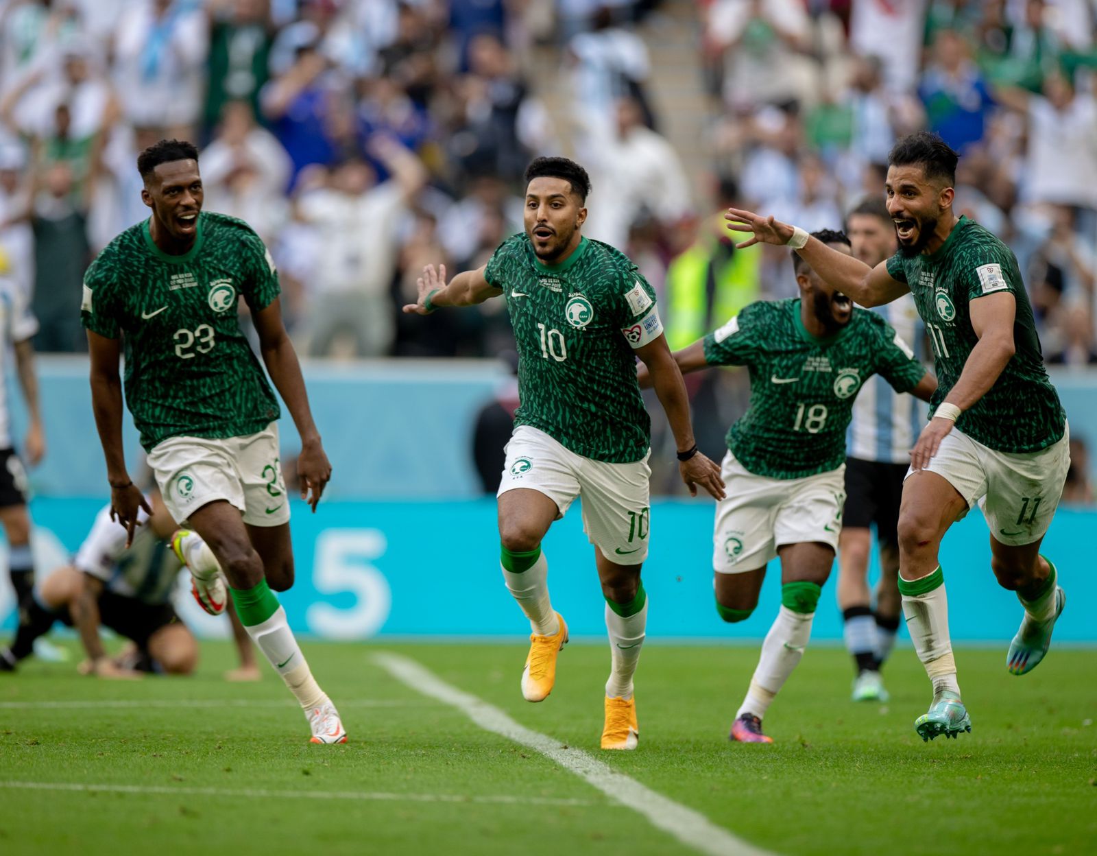 Đội tuyển Ả Rập Xê Út trong chiến thắng lịch sử trước Argentina - đội sau đó vô địch World Cup 2022