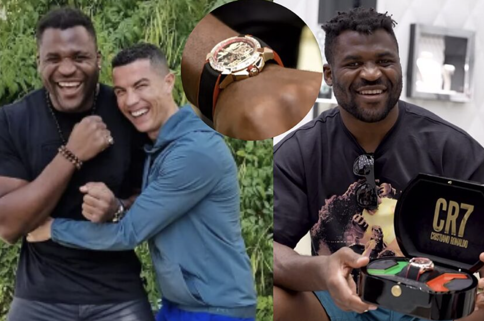 Cristiano Ronaldo tặng đồng hồ đắt giá 100.000 euro cho võ sĩ sắp đấu Tyson Fury  - Ảnh 1.