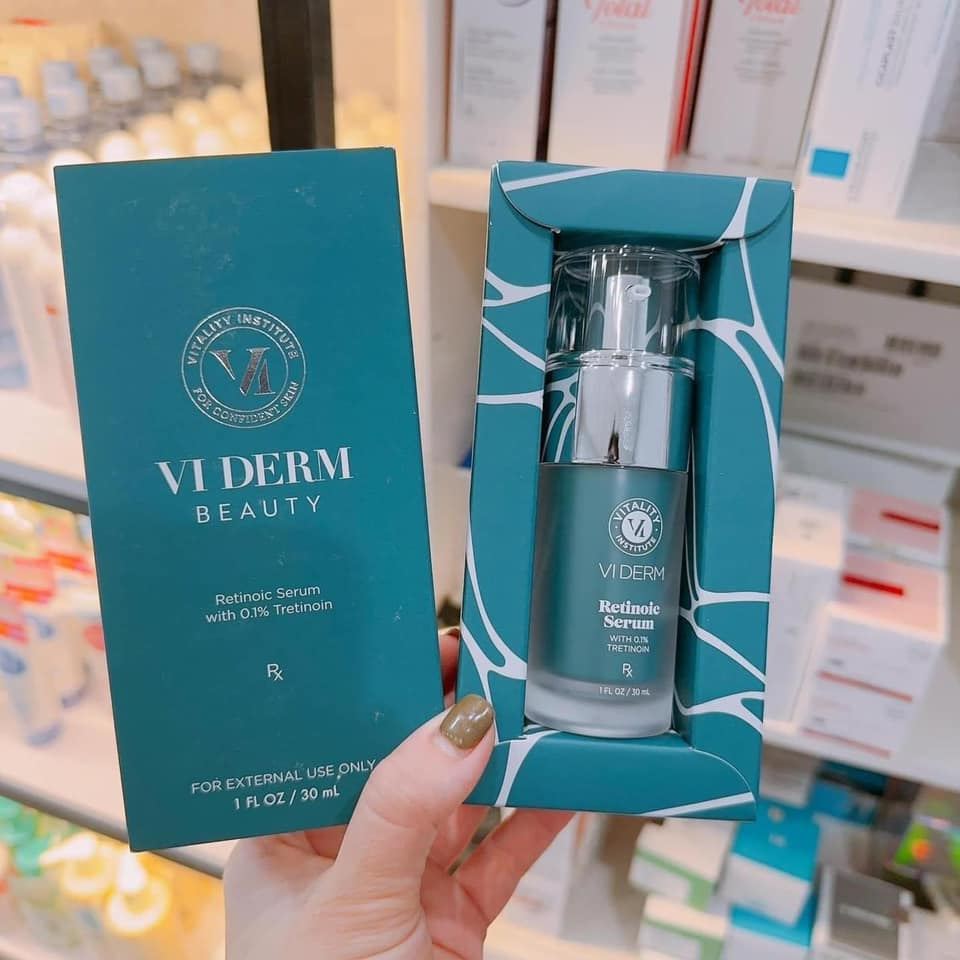 Review serum VI Derm Retinoic có tác dụng ngừa mụn, chống