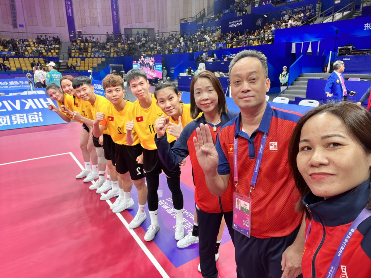 Đội tuyển cầu mây 4 nữ Việt Nam tại ASIAD 19 Đội tuyển cầu mây 4 nữ Việt Nam tại ASIAD 19