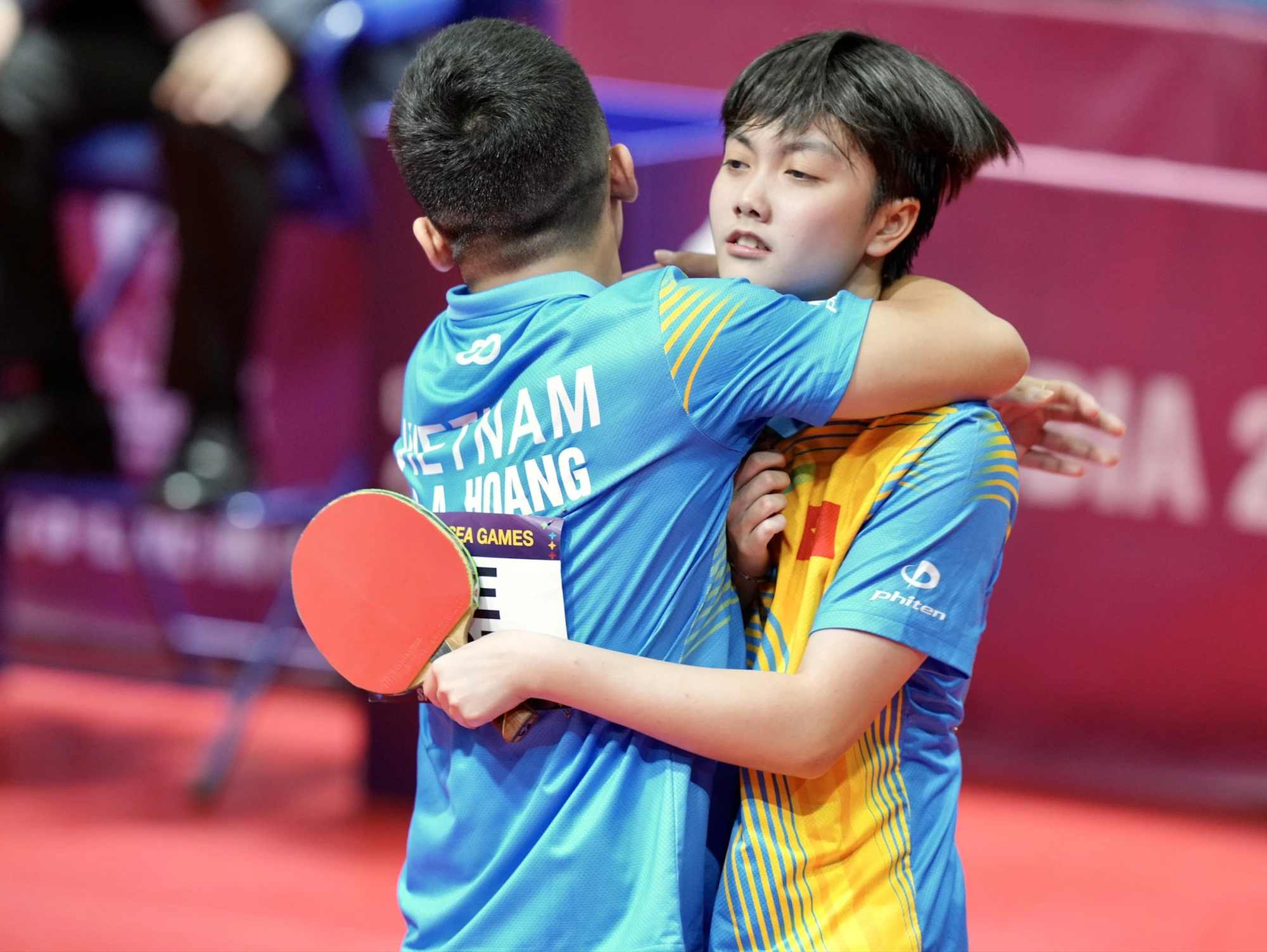 Bộ đôi bóng bàn giành HCV SEA Games lịch sử tiếp tục gây ấn tượng - Ảnh 1. Bộ đôi bóng bàn giành HCV SEA Games lịch sử tiếp tục gây ấn tượng - Ảnh 1.