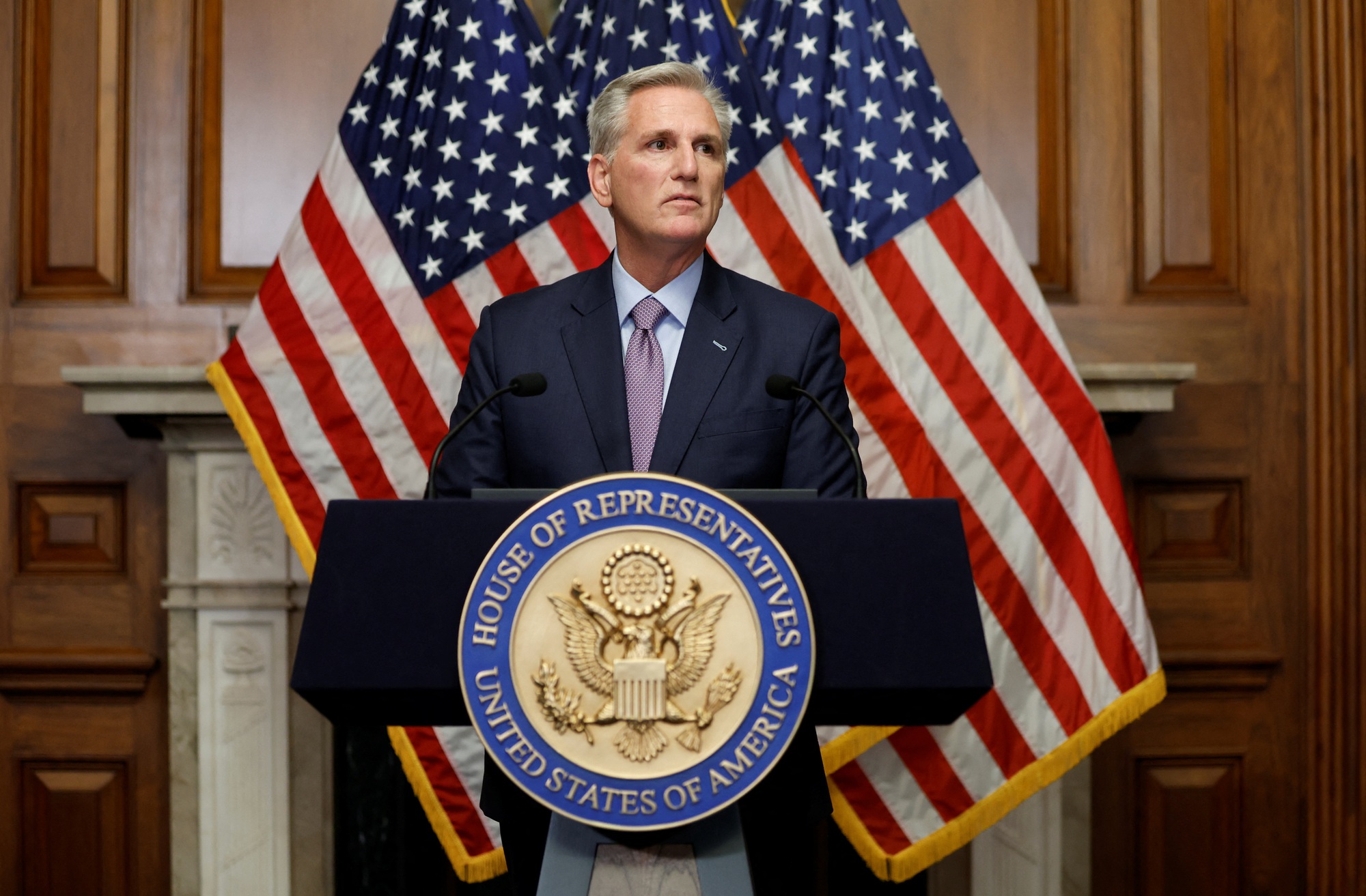 Chủ tịch Hạ viện Mỹ Kevin McCarthy bị bãi nhiệm  - Ảnh 1.