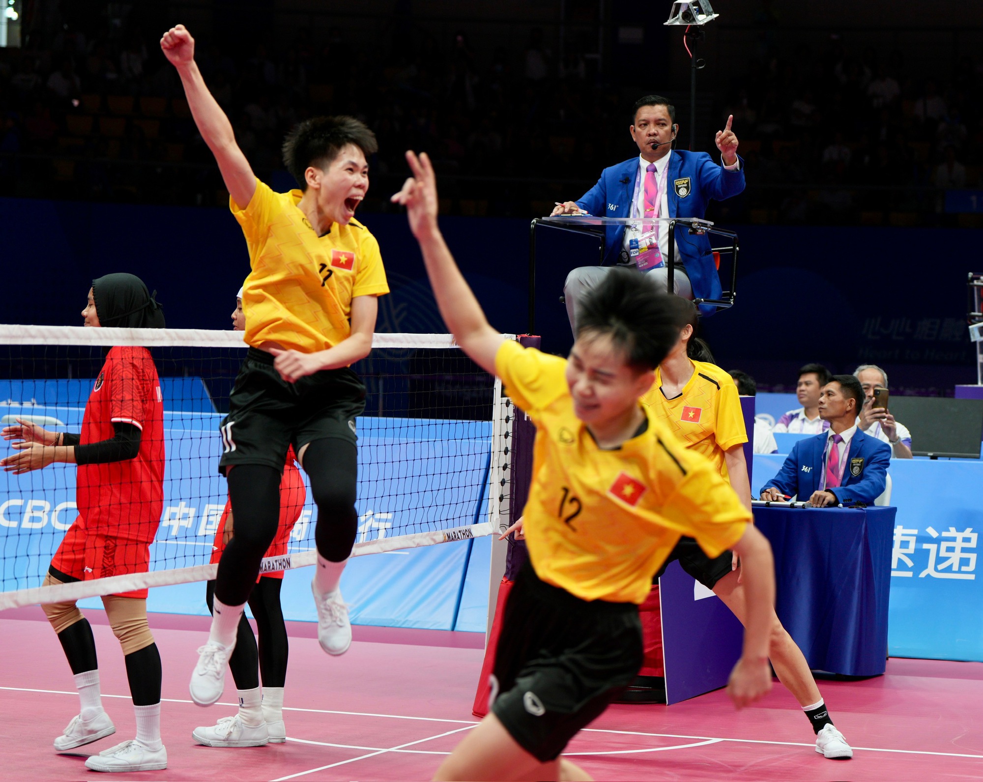 ASIAD 19: Đội cầu mây nữ Việt Nam với kỳ tích lịch sử, vui sao nước mắt lại trào! - Ảnh 2.