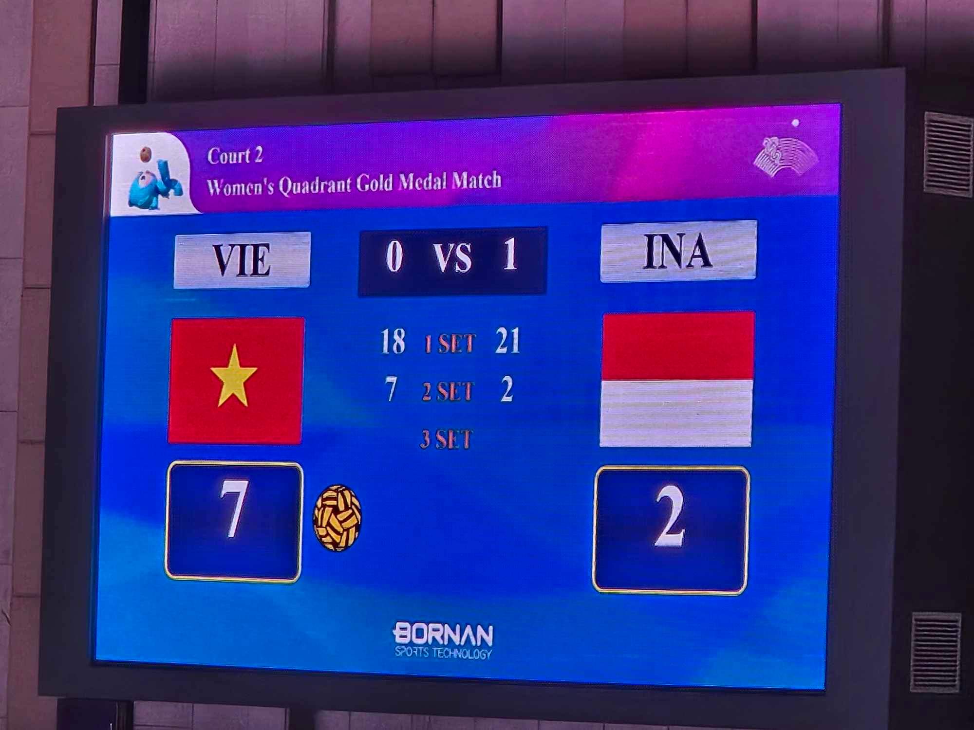 ASIAD 19: Gay cấn trận tranh vàng, cầu mây nữ Việt Nam đang dẫn ở ván đấu lịch sử - Ảnh 16.