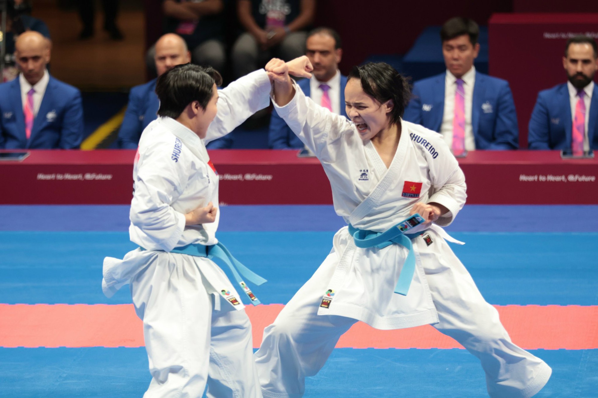 Câu chuyện ASIAD: Những anh thư của karate Việt Nam - Ảnh 1.