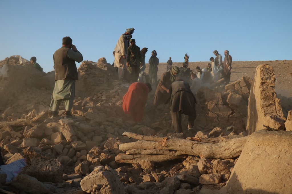 Dồn dập 7 trận động đất ở Afghanistan, hàng trăm người chết - Ảnh 1.