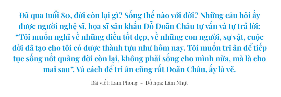 Họa sĩ sân khấu Đỗ Doãn Châu “Tri ân đời” - Ảnh 1.