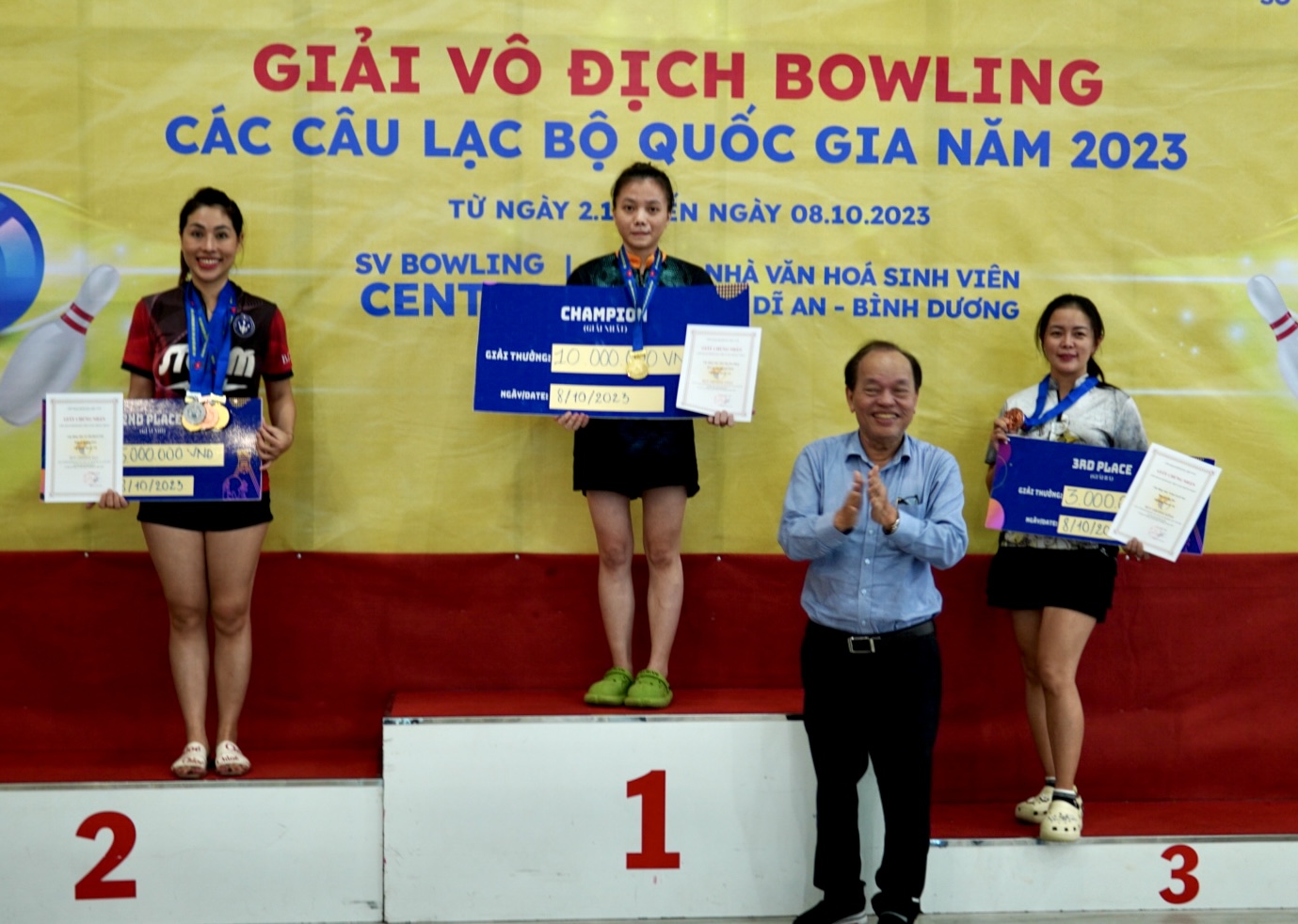 Quảng Nam bất ngờ vượt qua TP.HCM dẫn đầu giải vô địch bowling các CLB quốc gia - Ảnh 2.