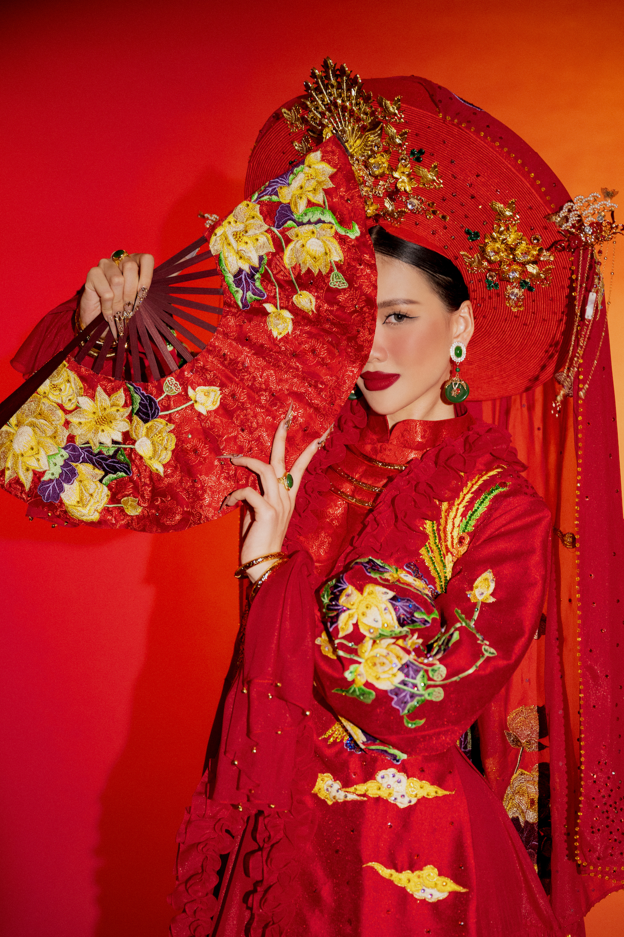 Hé lộ trang phục dân tộc của Bùi Quỳnh Hoa tại Miss Universe 2023 - Ảnh 1.