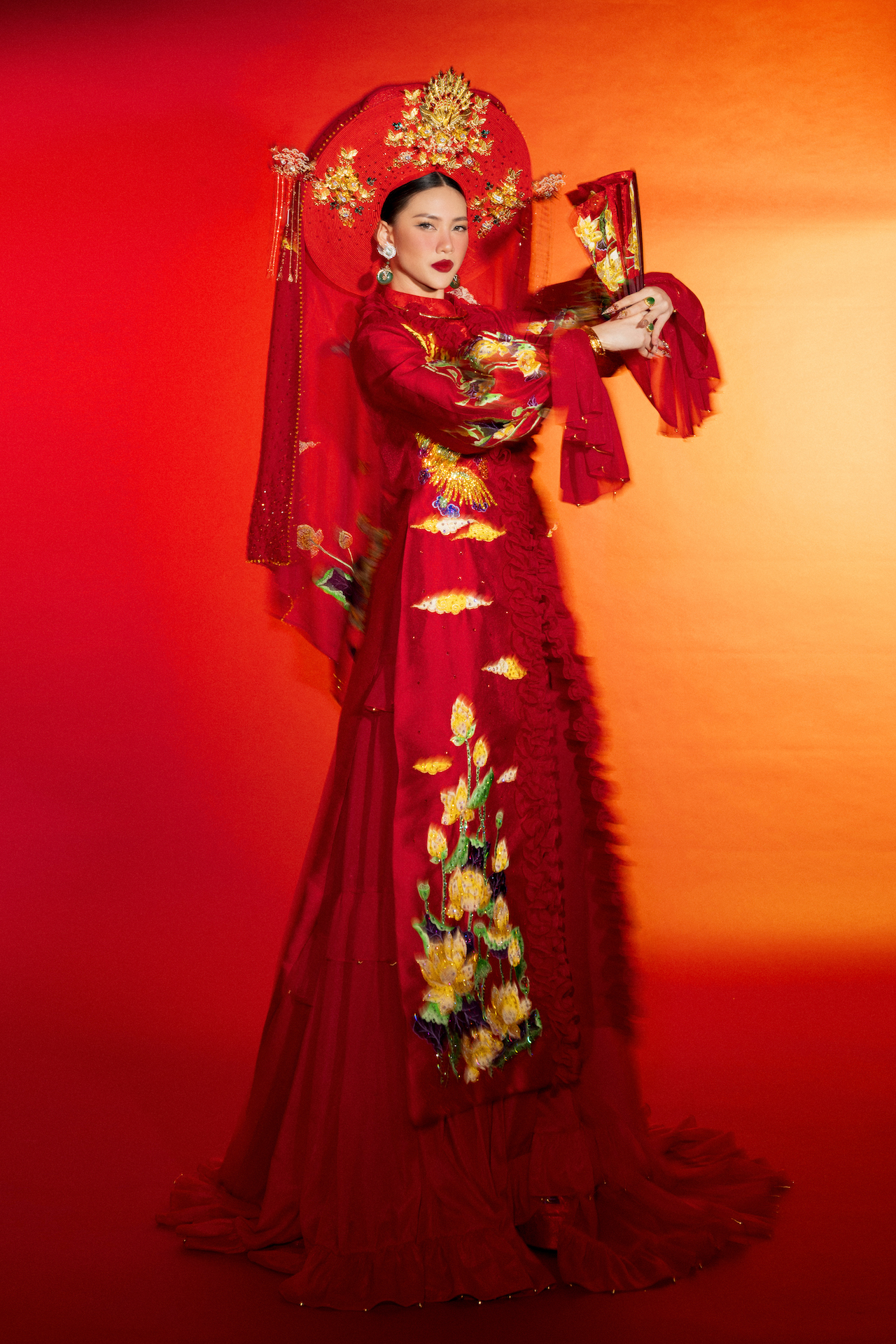 Hé lộ trang phục dân tộc của Bùi Quỳnh Hoa tại Miss Universe 2023 - Ảnh 6.
