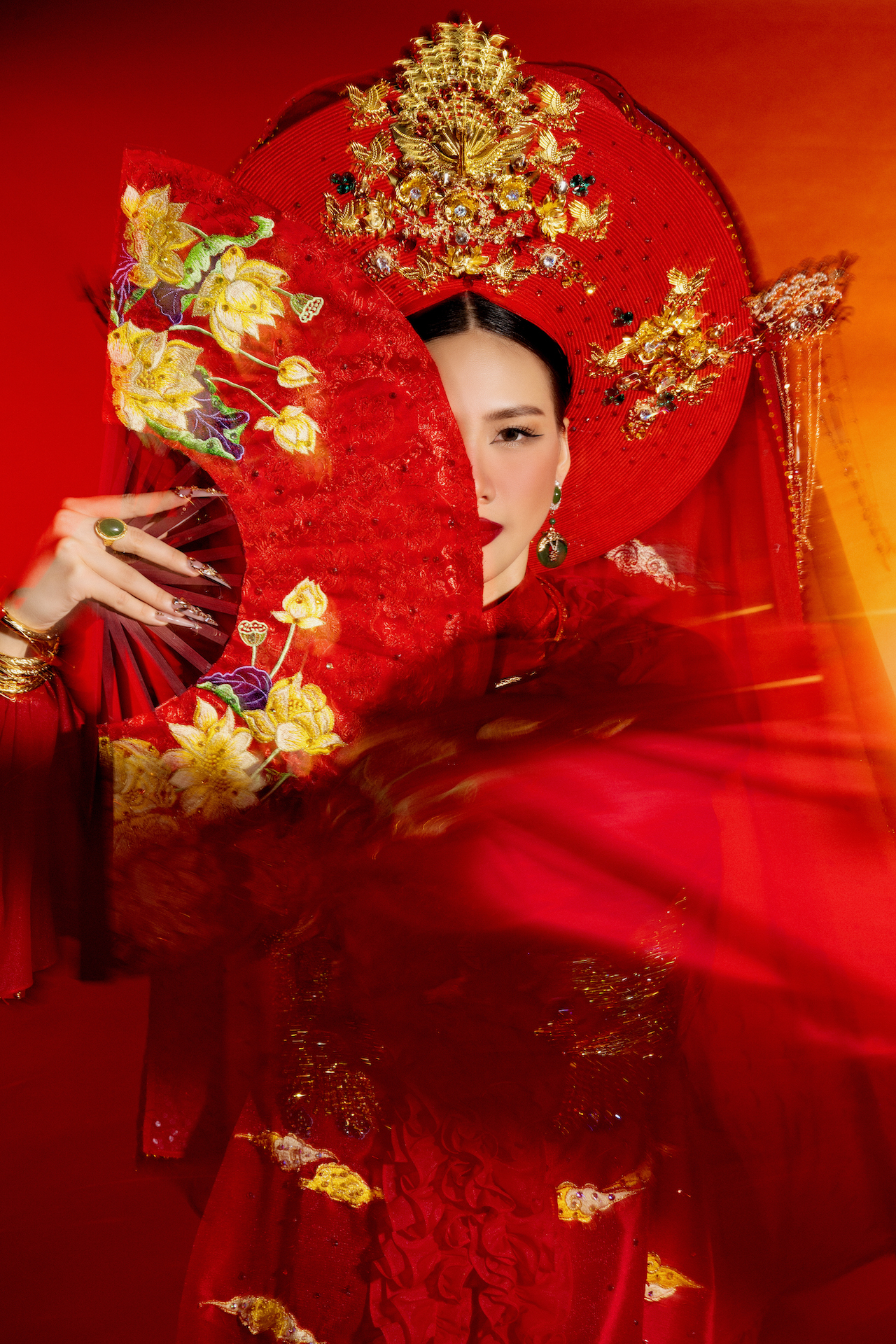 Hé lộ trang phục dân tộc của Bùi Quỳnh Hoa tại Miss Universe 2023 - Ảnh 7.