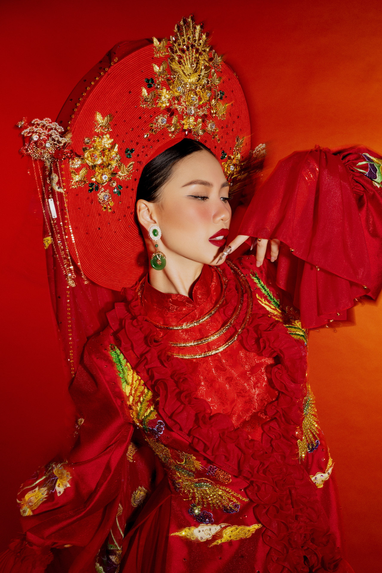 Hé lộ trang phục dân tộc của Bùi Quỳnh Hoa tại Miss Universe 2023 - Ảnh 8.