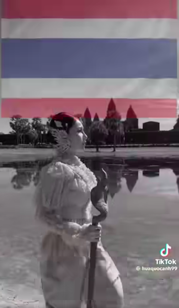 TikToker Việt Nam gây phẫn nộ vì clip câu view bằng hình ảnh Angkor Wat   - Ảnh 1.