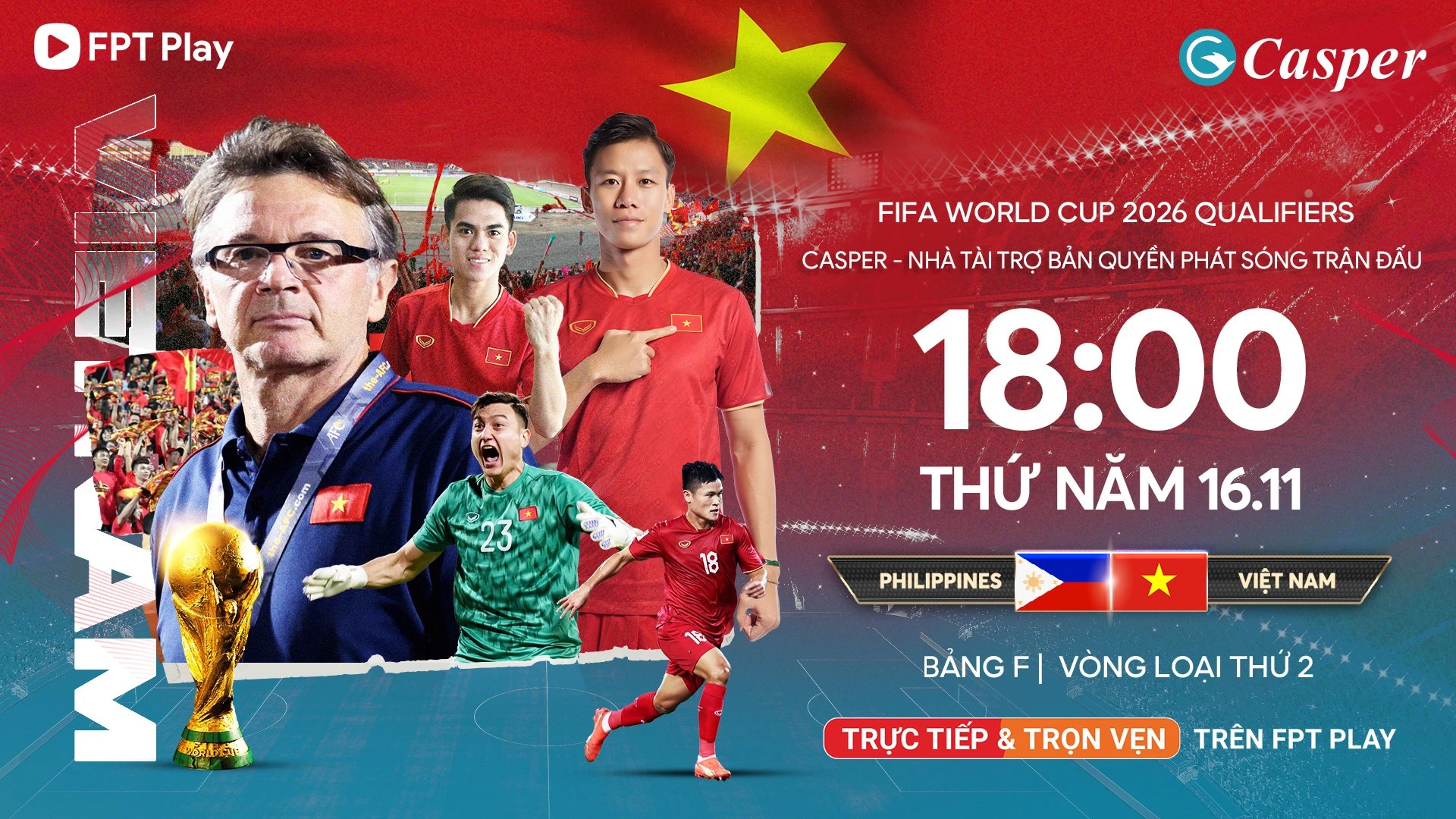  Vòng loại World Cup 2026: Xem đội tuyển Việt Nam đấu Philippines khi nào, ở đâu? - Ảnh 1.