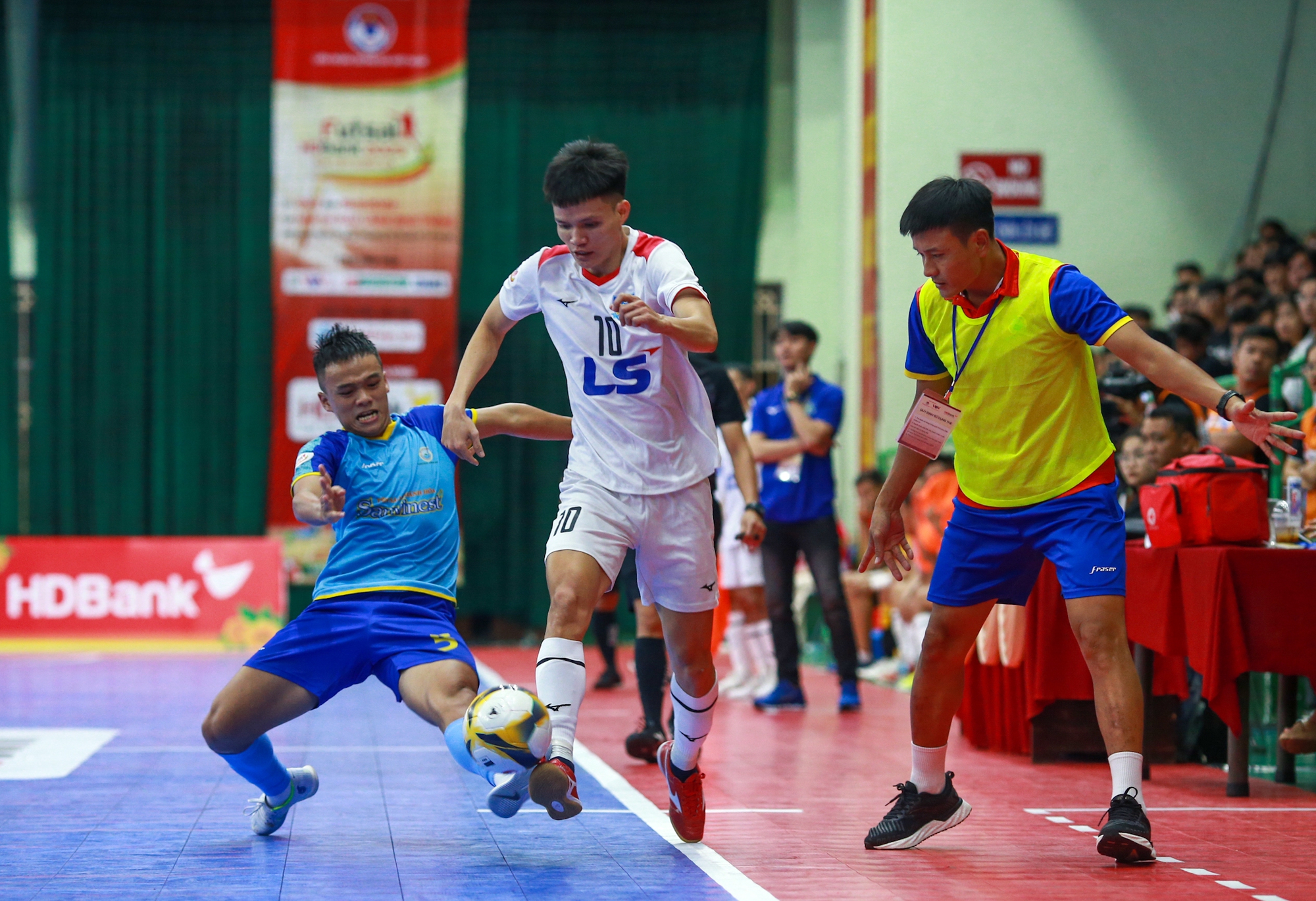 CLB Thái Sơn Nam của HLV Nguyễn Tuấn Anh tại giải futsal HDBank Cúp quốc gia 2023