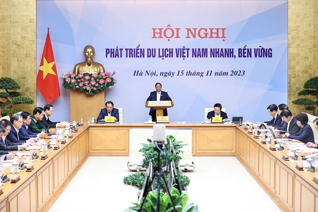 Thủ tướng Phạm Minh Chính chủ trì Hội nghị vực dậy ngành du lịch - Ảnh 1.