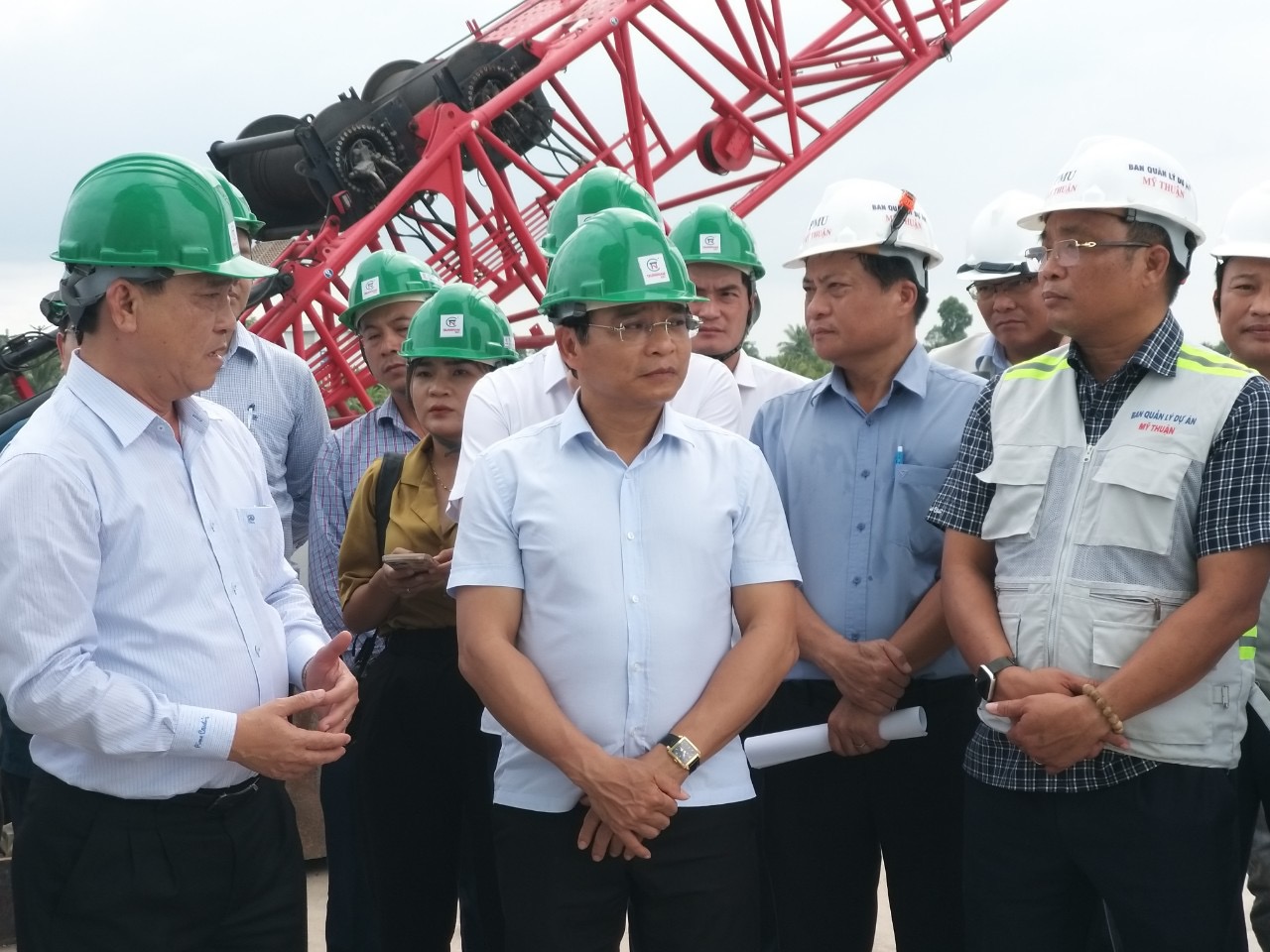 Cầu chính Dự án Rạch Miễu 2 vượt tiến độ 2 tháng - Ảnh 1. Cầu chính Dự án Rạch Miễu 2 vượt tiến độ 2 tháng - Ảnh 1.