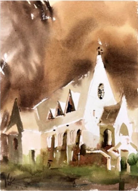 Góc ký họa: Nhà thờ Domaine De Marie - Ảnh 5.