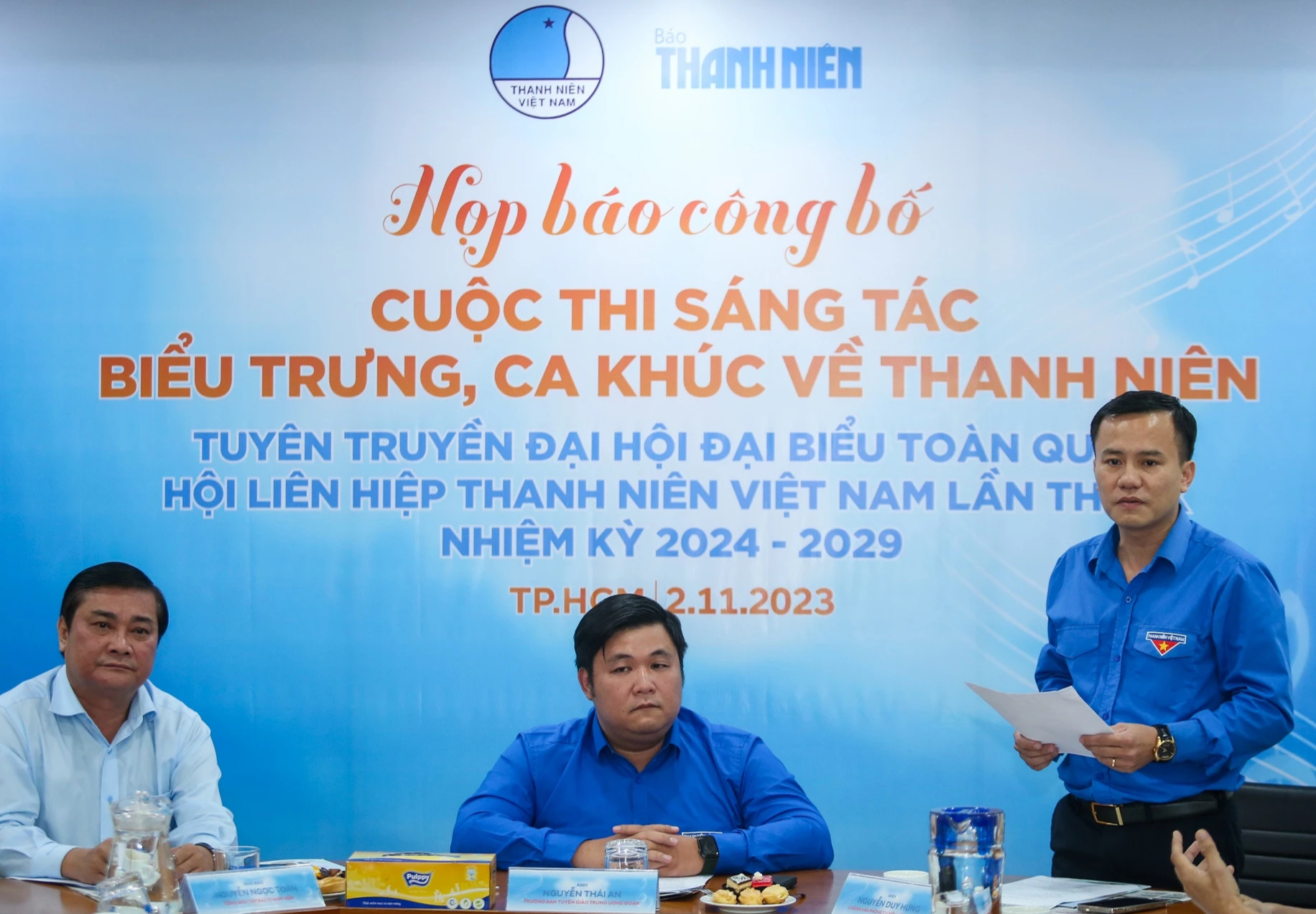 Cuộc thi sáng tác biểu trưng, ca khúc Đại hội Hội Liên hiệp thanh niên VN  - Ảnh 1.