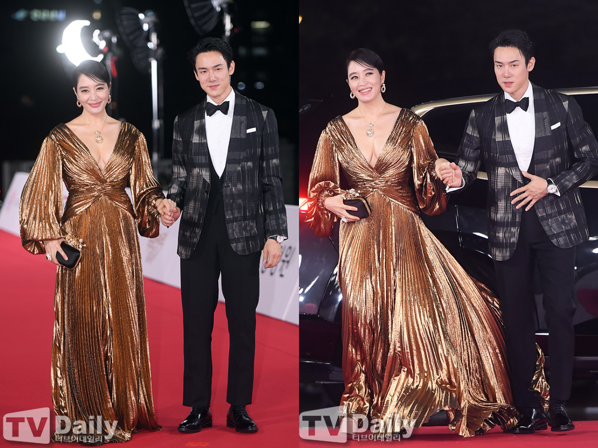 Kim Hye Soo và những mỹ nhân ấn tượng nhất tại lễ trao giải Rồng Xanh 2023 - Ảnh 2.