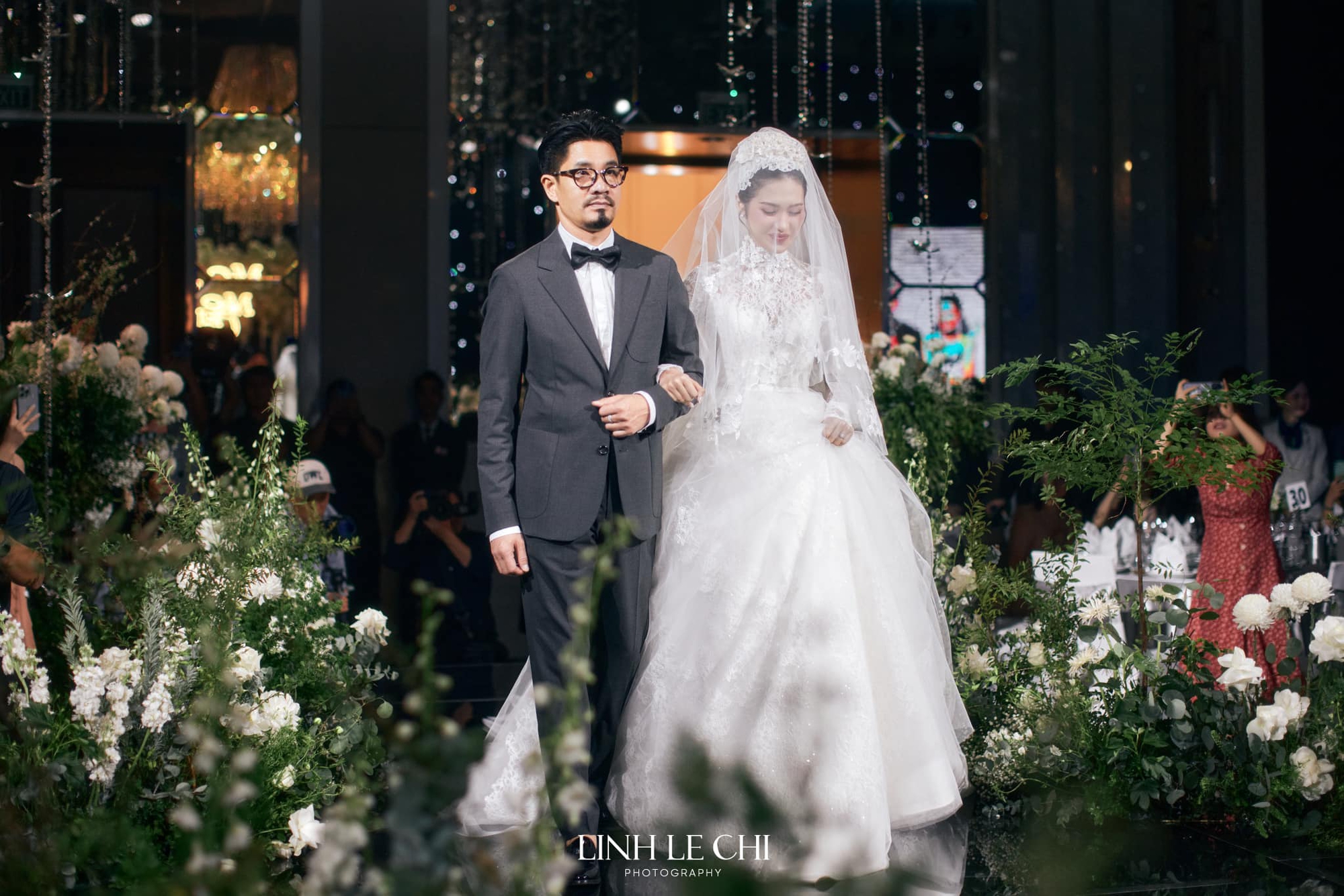 HLV Park Hang-seo và dàn sao dự tiệc cưới Đoàn Văn Hậu - Doãn Hải My - Ảnh 4.