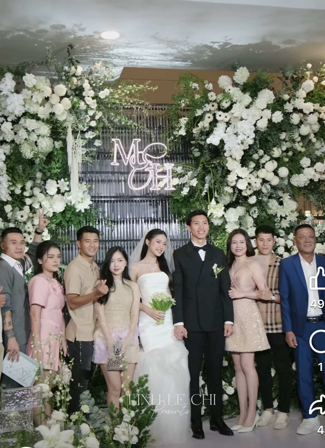HLV Park Hang-seo và dàn sao dự tiệc cưới Đoàn Văn Hậu - Doãn Hải My - Ảnh 12.
