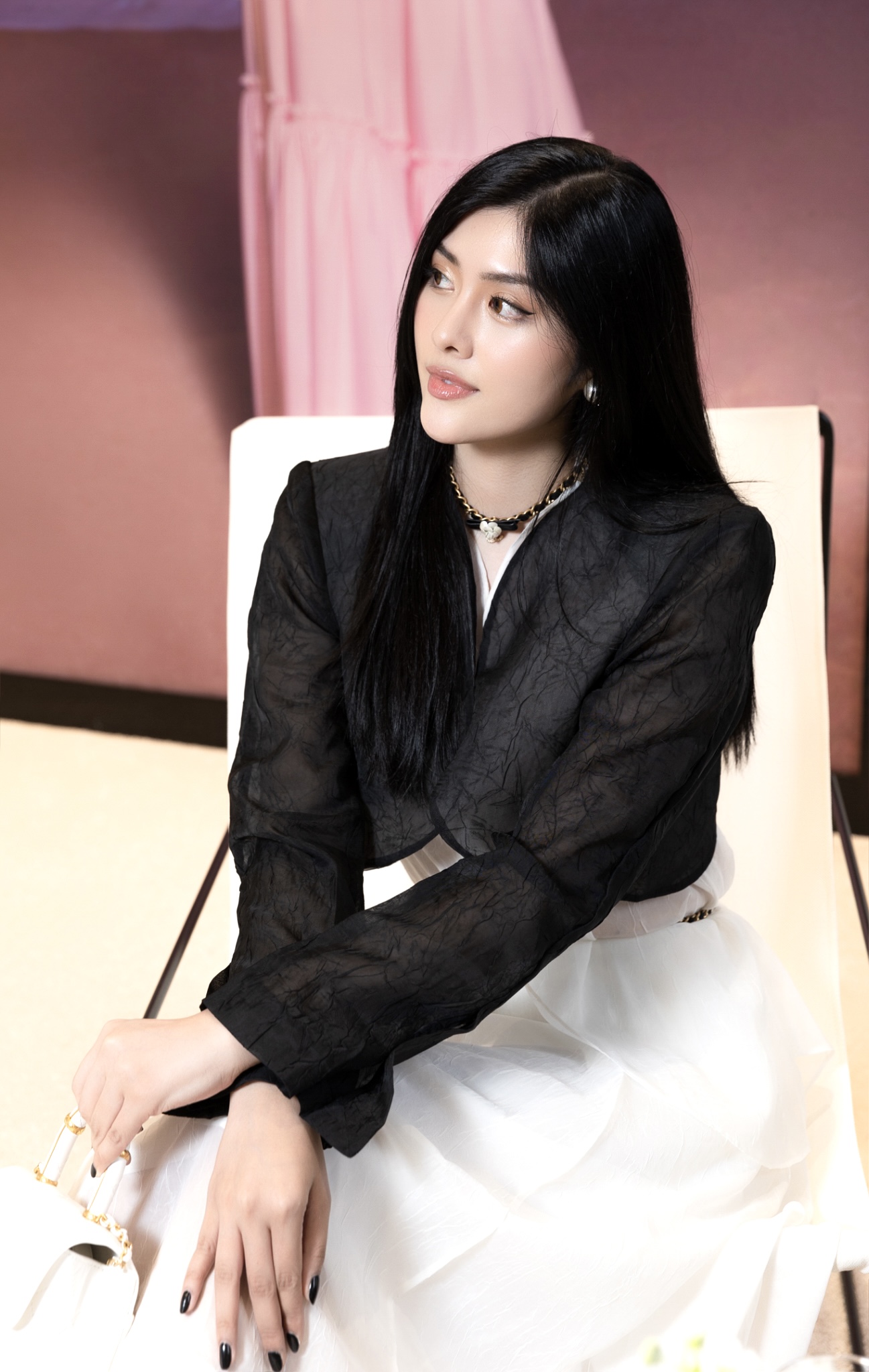 Hoa hậu Huỳnh Tiên tái xuất sau khi giảm 20kg - Ảnh 4.