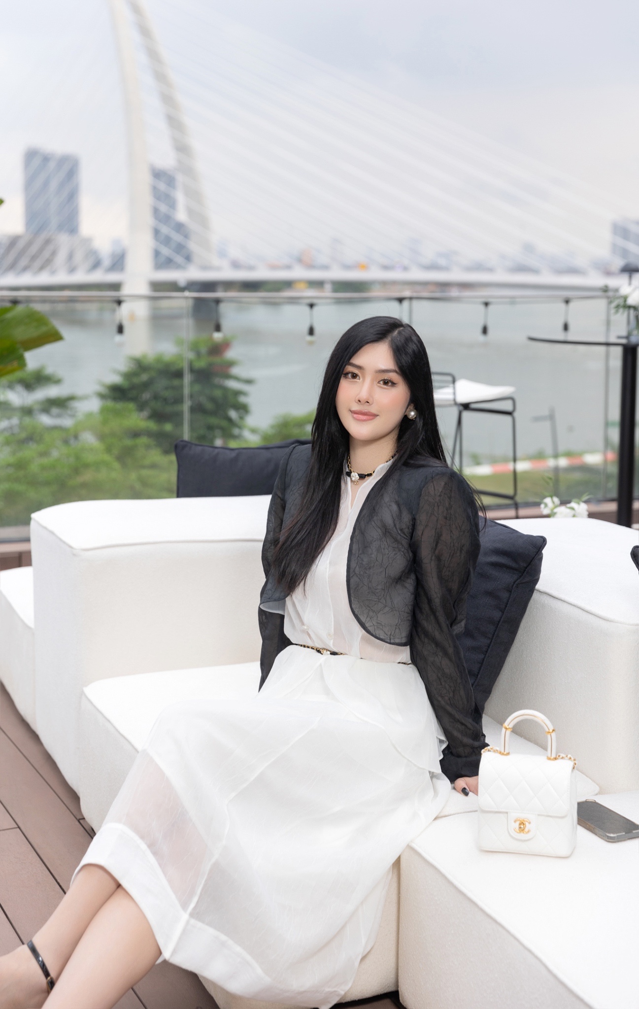 Hoa hậu Huỳnh Tiên tái xuất sau khi giảm 20kg - Ảnh 5.