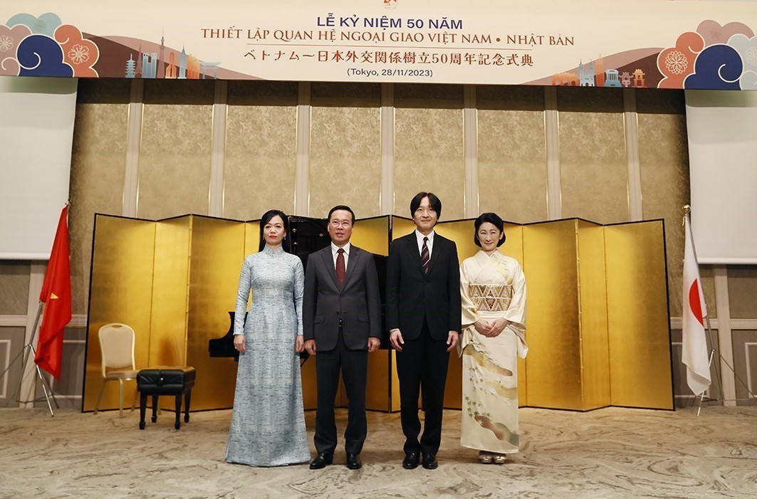 Chủ tịch nước dựlễ kỷ niệm 50 năm thiết lập quan hệ ngoại giao Việt Nam-Nhật Bản - Ảnh 4.