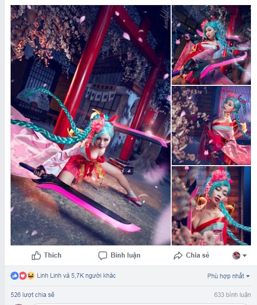 Bộ ảnh cosplay của nữ game thủ Việt khiến fan Liên Quân Mobile 'điêu đứng' - Ảnh 1.