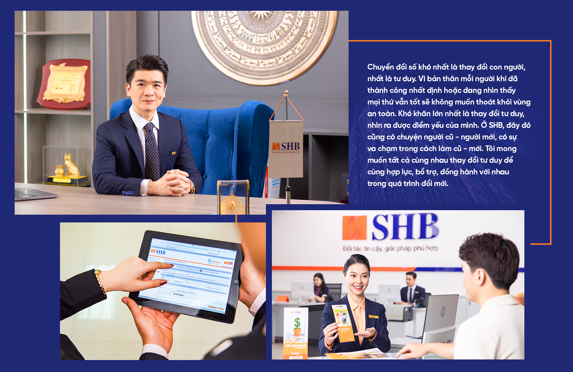 Phó chủ tịch HĐQT Ngân hàng SHB Đỗ Quang Vinh: Luôn sẵn sàng với những thử thách mới - Ảnh 6.