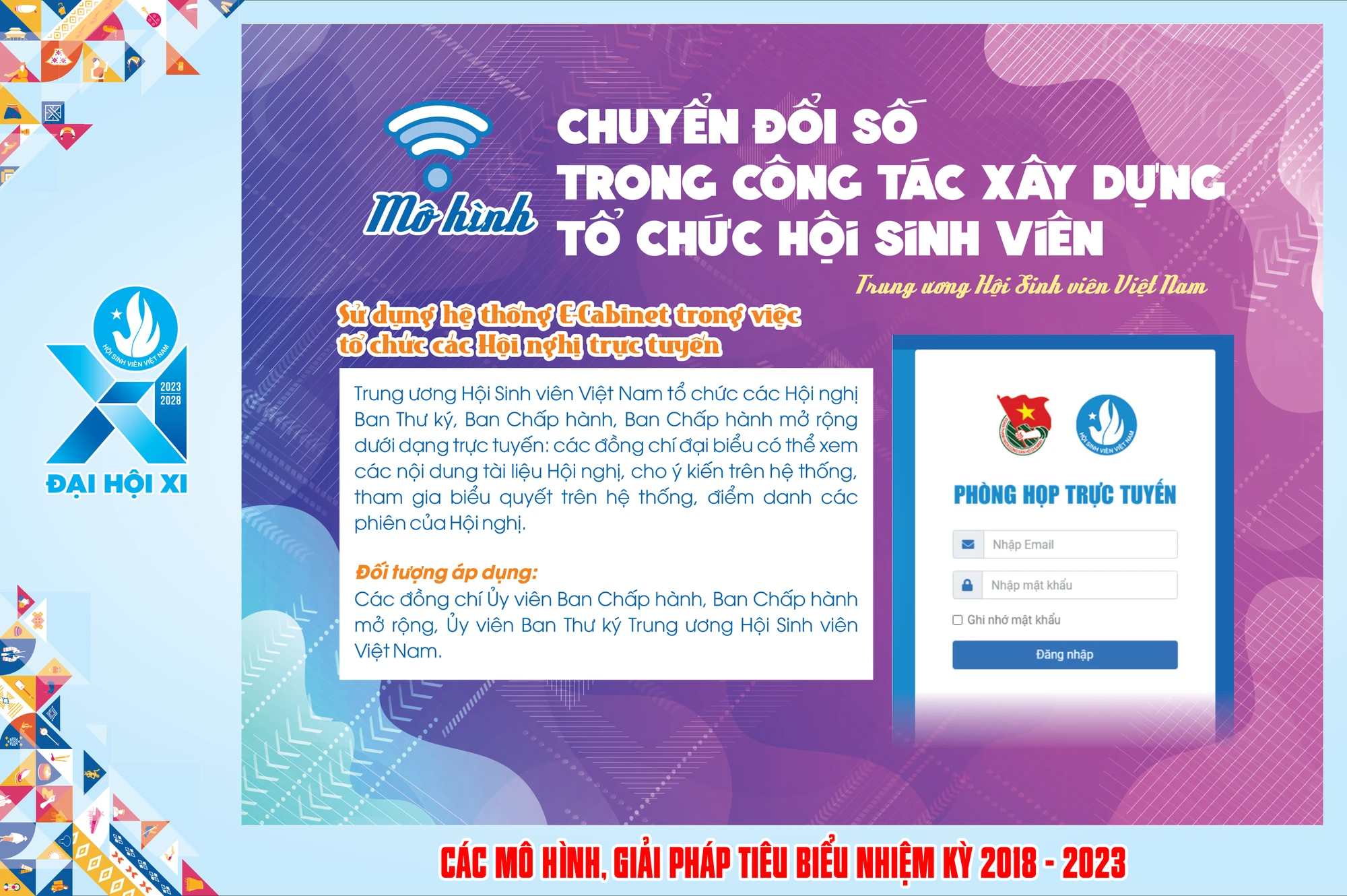 Hội Sinh viên VN sử dụng hệ thống e-cabinet trong đại hội các hội nghị trực tuyến - Ảnh 1. Hội Sinh viên VN sử dụng hệ thống e-cabinet trong đại hội các hội nghị trực tuyến - Ảnh 1.