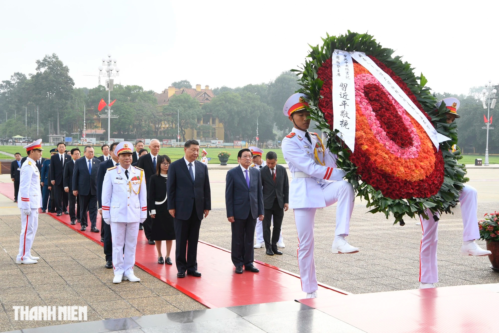 28 giờ của Tổng Bí thư, Chủ tịch nước Tập Cận Bình và phu nhântại Hà Nội - Ảnh 17.