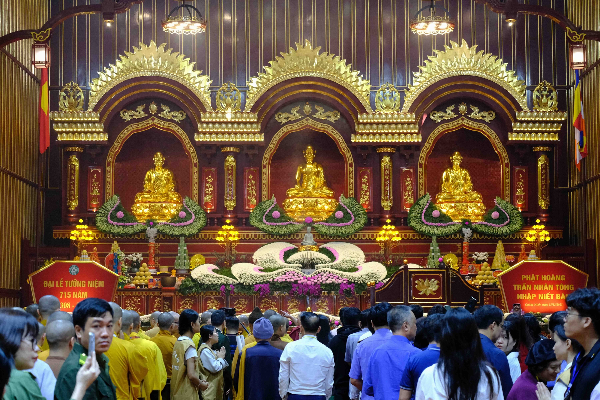 Xúc động đại lễ tưởng niệm 715 Phật Hoàng Trần Nhân Tông nhập Niết bàn  - Ảnh 3.