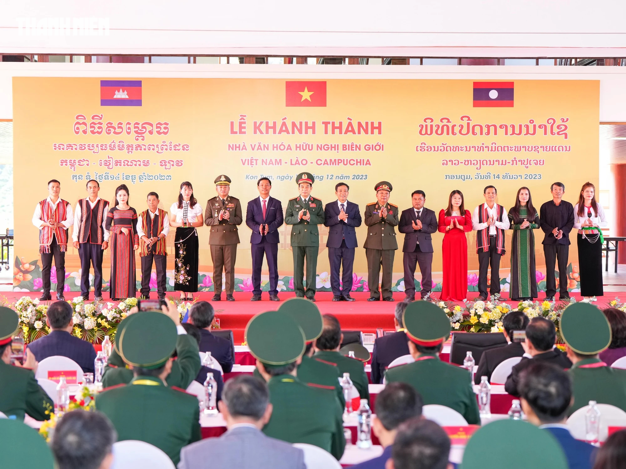 Lần đầu tiên quân đội Việt Nam - Lào - Campuchia diễn tập quân y chung - Ảnh 10.