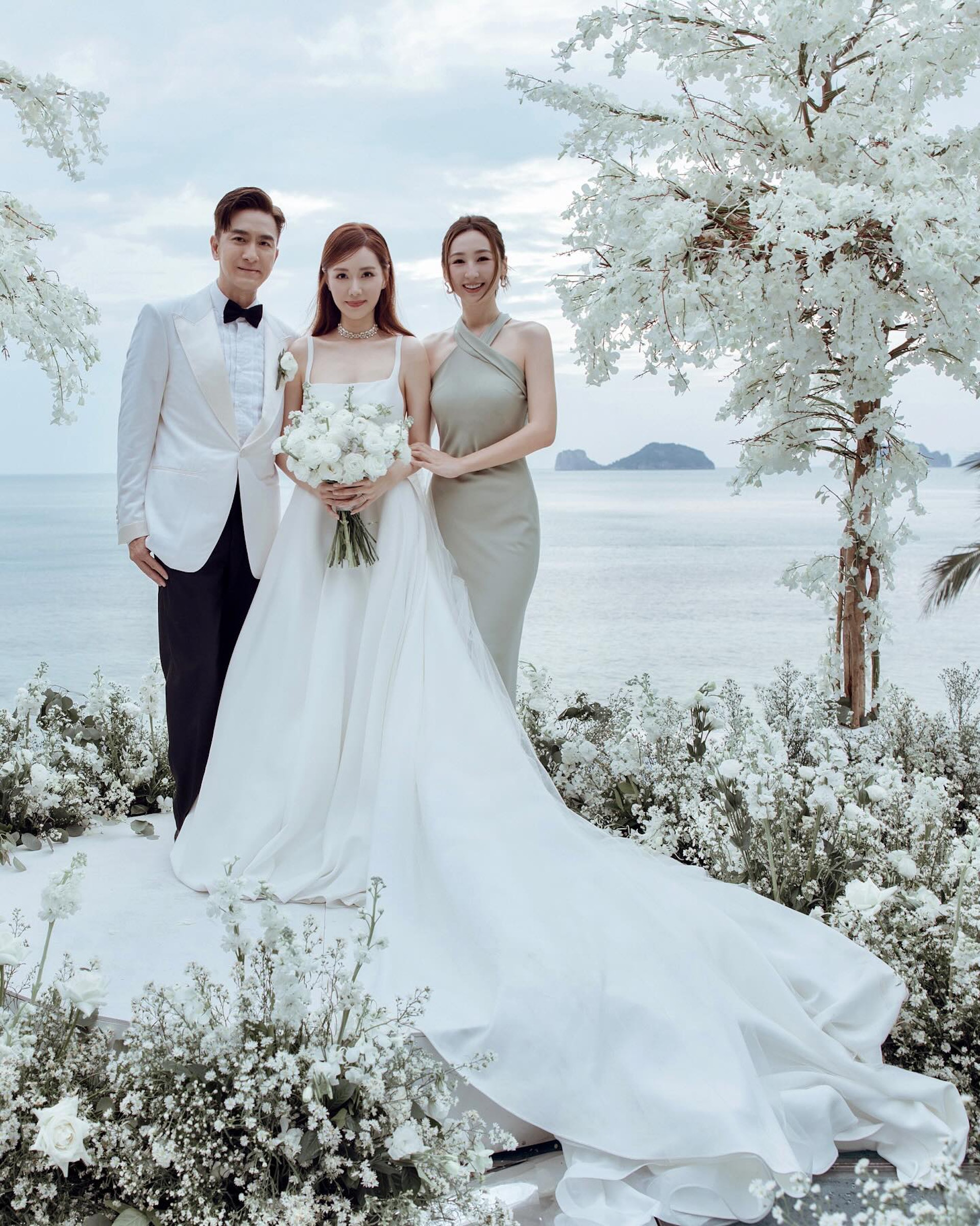 Đám cưới lãng mạn của cặp sao TVB Mã Quốc Minh - Thang Lạc Văn - Ảnh 16.